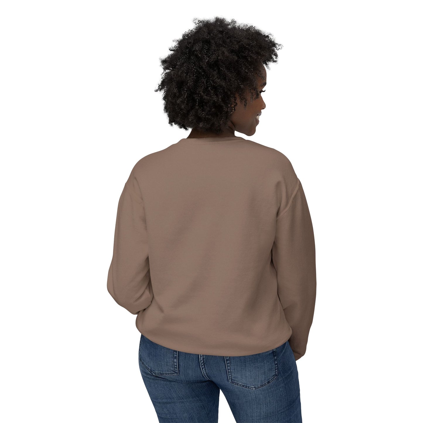 Unisex Lightweight Crewneck Sweatshirt / Casual Pullover / Soft Cotton Blend / Everyday Loungewear