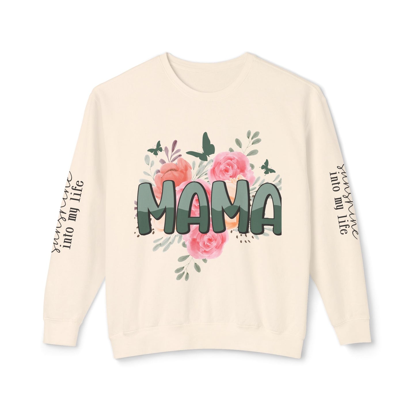Wife Mom Boss Sweatshirt / Floral Mom Sweater / Mother’s Day Gift for Mom / Inspirational Pullover Hoodie / Stylish Mom Life Apparel