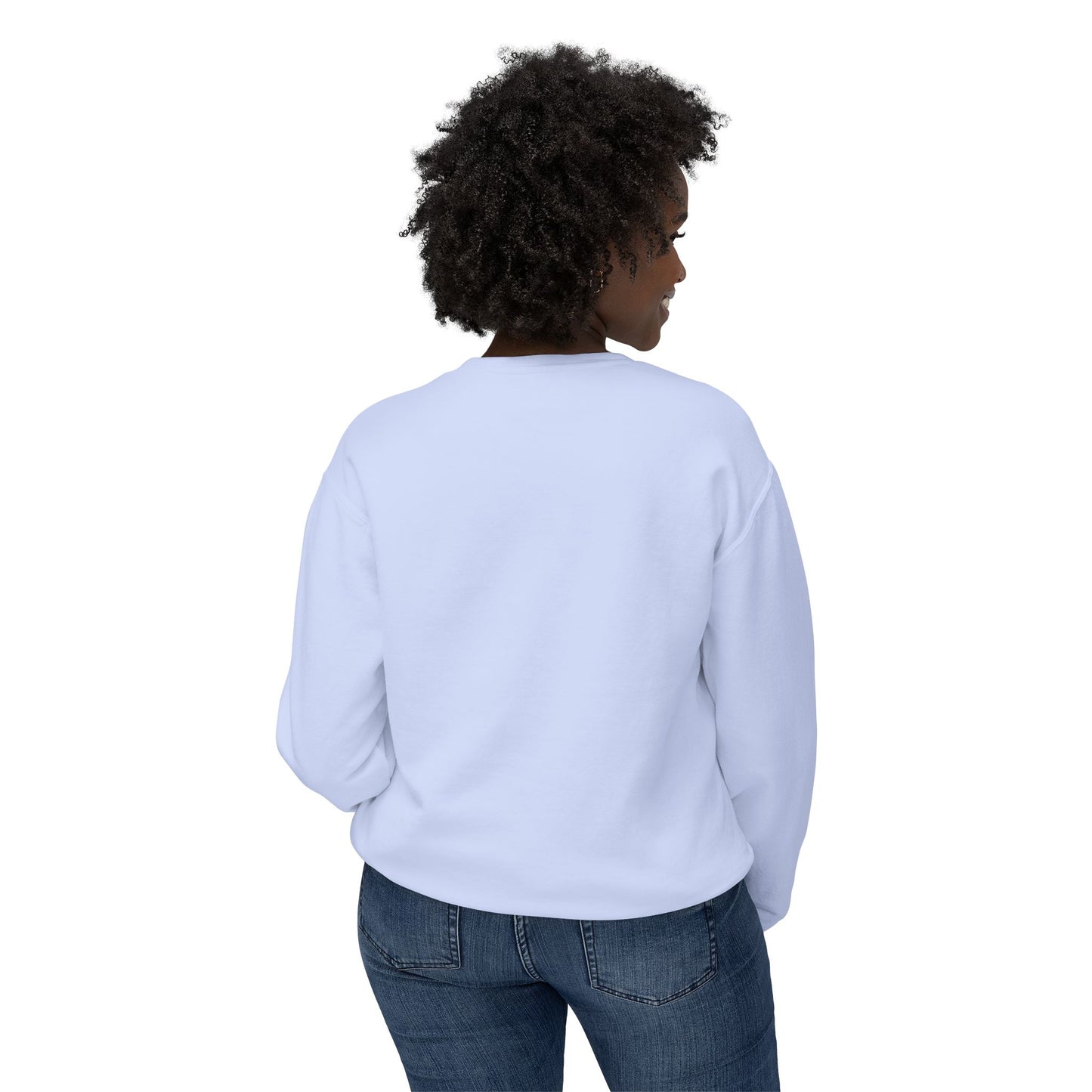 Unisex Lightweight Crewneck Sweatshirt / Casual Pullover / Soft Cotton Blend / Everyday Loungewear