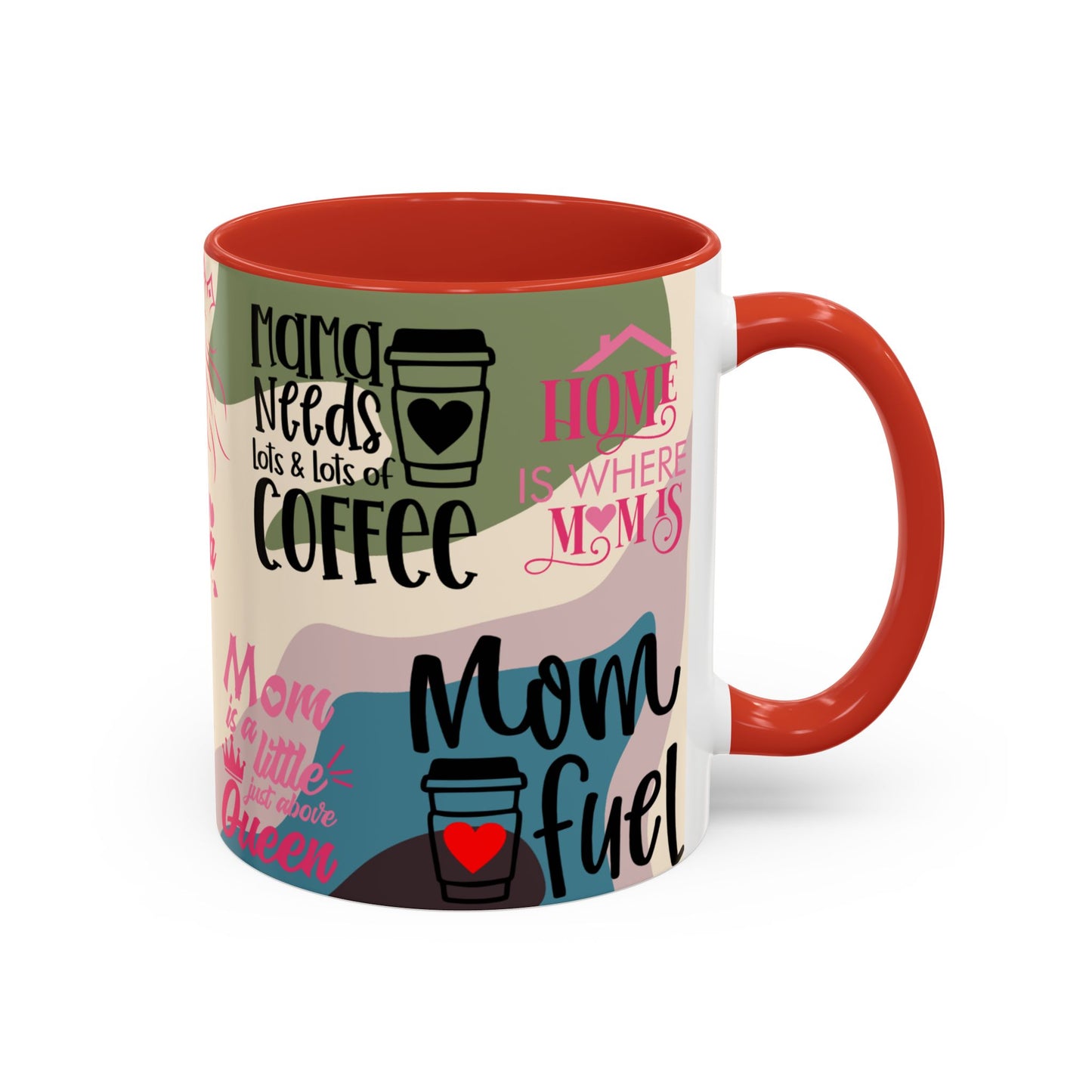 Mom Life Coffee Mug - Perfect Gift for Mother's Day, Mom Fuel Mug, Inspirational Quotes, Funny Gifts for Moms, Ceramic Coffee Mug