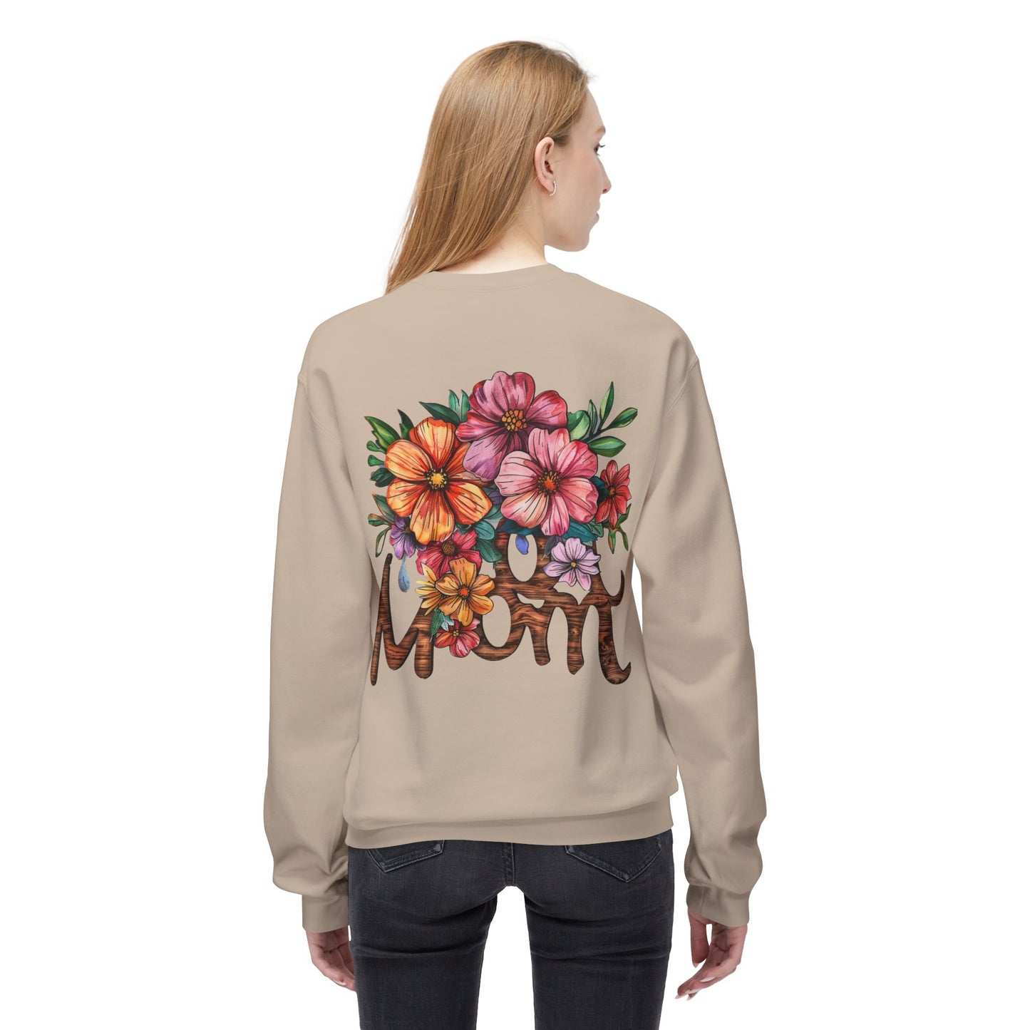 Wife Mom Boss Sweatshirt / Floral Mom Sweater / Mother’s Day Gift for Mom / Inspirational Pullover Hoodie / Stylish Mom Life Apparel