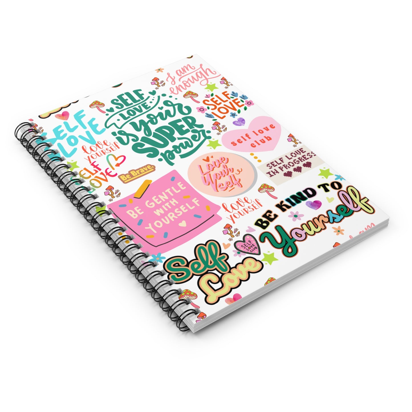 Self Love Spiral Notebook - Ruled Line