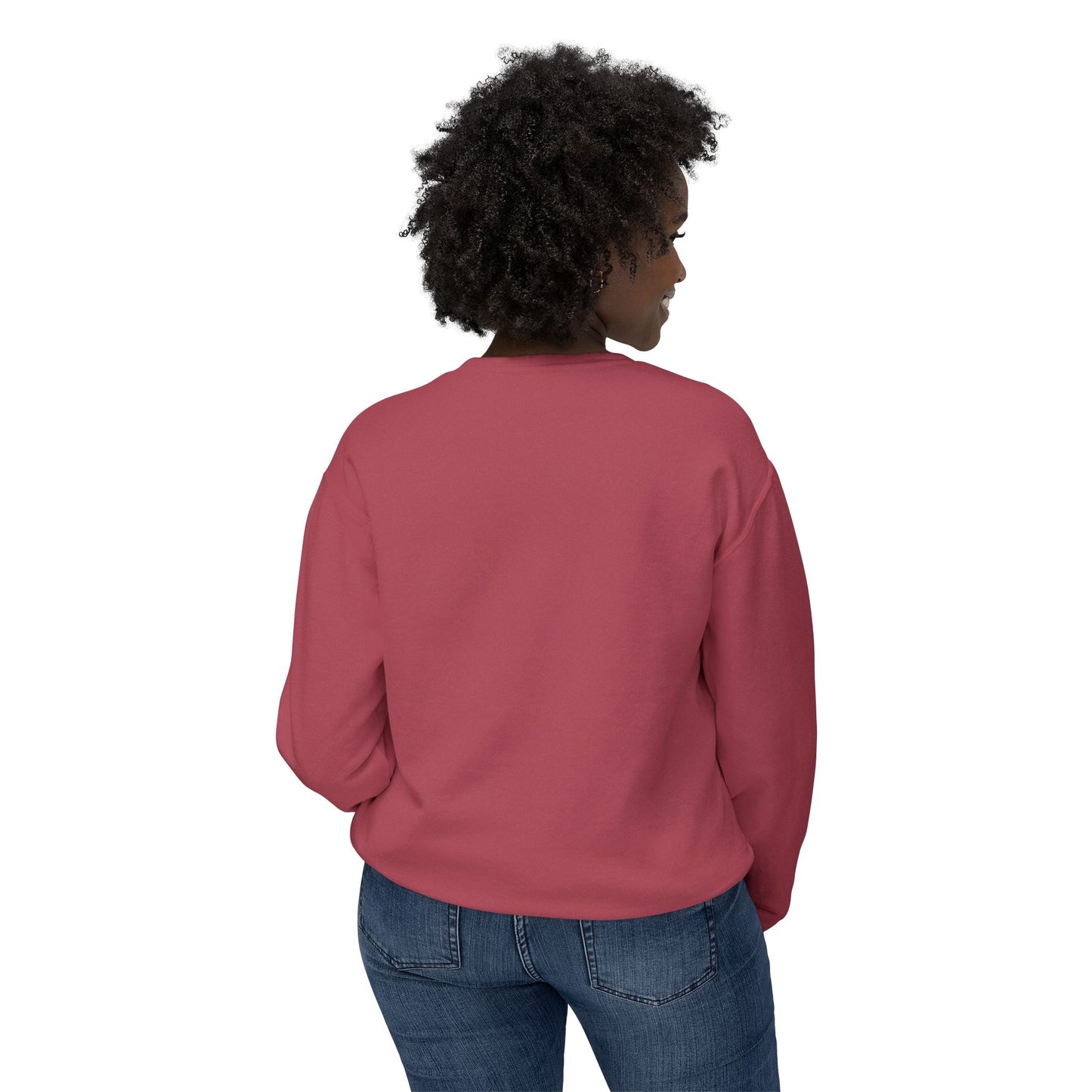 Unisex Lightweight Crewneck Sweatshirt / Casual Pullover / Soft Cotton Blend / Everyday Loungewear