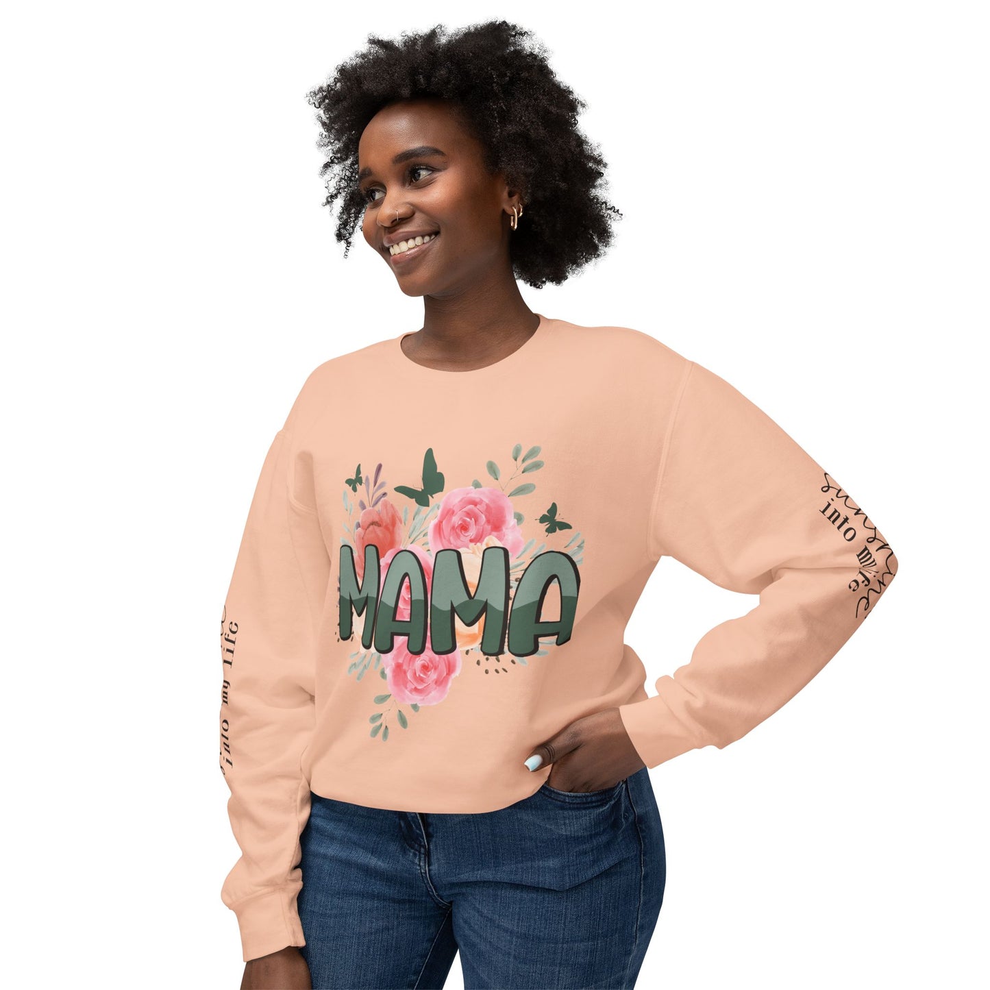 Wife Mom Boss Sweatshirt / Floral Mom Sweater / Mother’s Day Gift for Mom / Inspirational Pullover Hoodie / Stylish Mom Life Apparel