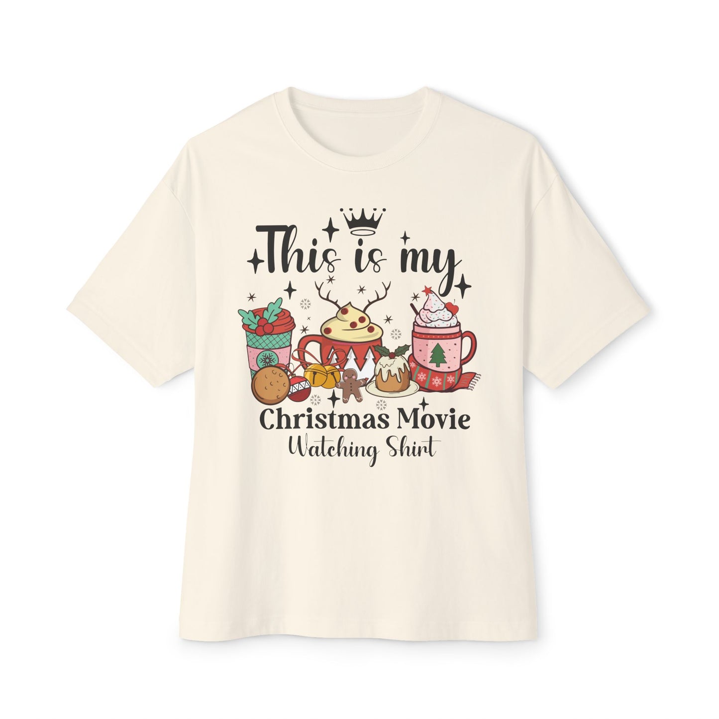 Christmas Movie Watching T-Shirt / Holiday Graphic Tee / Cozy Christmas Shirt for Women / Funny Holiday Movie Shirt Gift