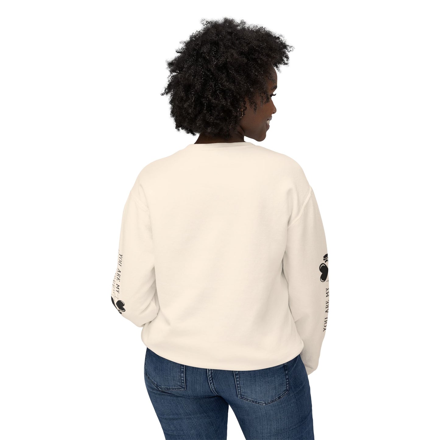 MAMA Sweatshirt / Floral & Animal Design on White