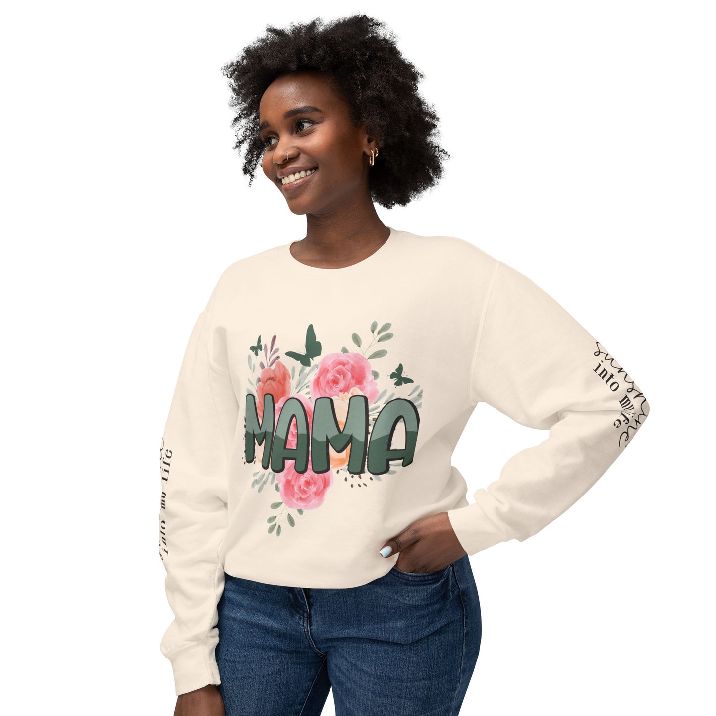 Wife Mom Boss Sweatshirt / Floral Mom Sweater / Mother’s Day Gift for Mom / Inspirational Pullover Hoodie / Stylish Mom Life Apparel