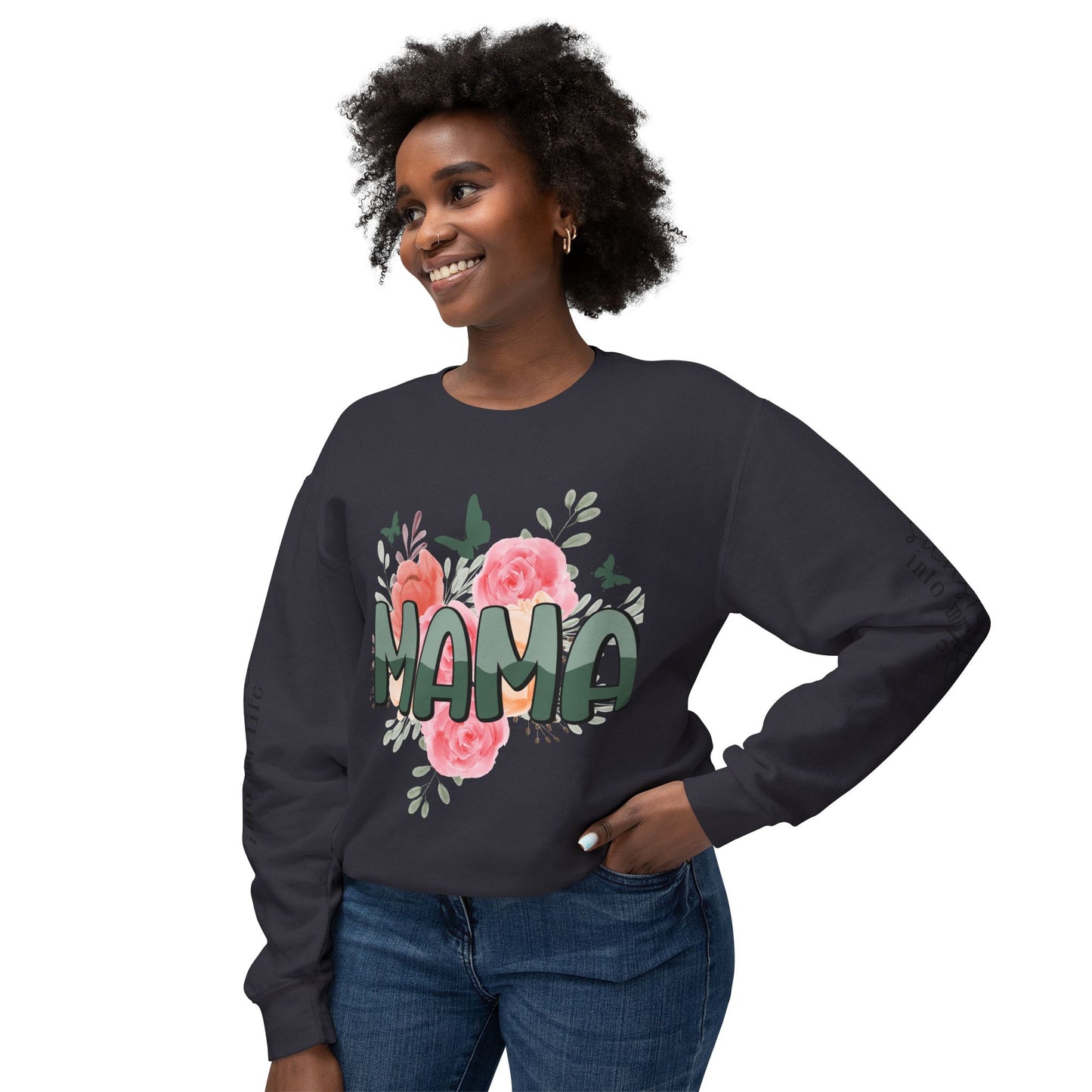Wife Mom Boss Sweatshirt / Floral Mom Sweater / Mother’s Day Gift for Mom / Inspirational Pullover Hoodie / Stylish Mom Life Apparel