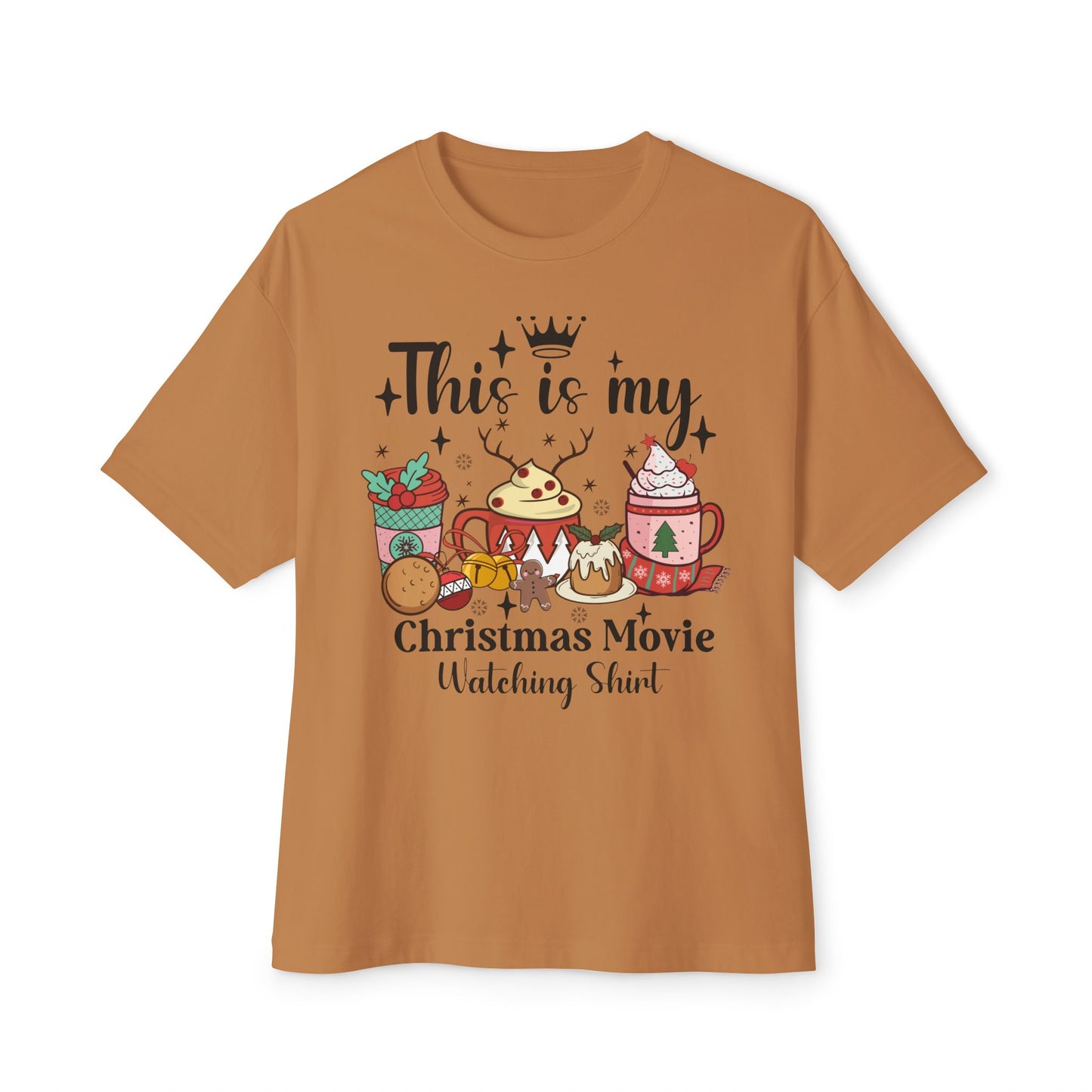 Christmas Movie Watching T-Shirt / Holiday Graphic Tee / Cozy Christmas Shirt for Women / Funny Holiday Movie Shirt Gift
