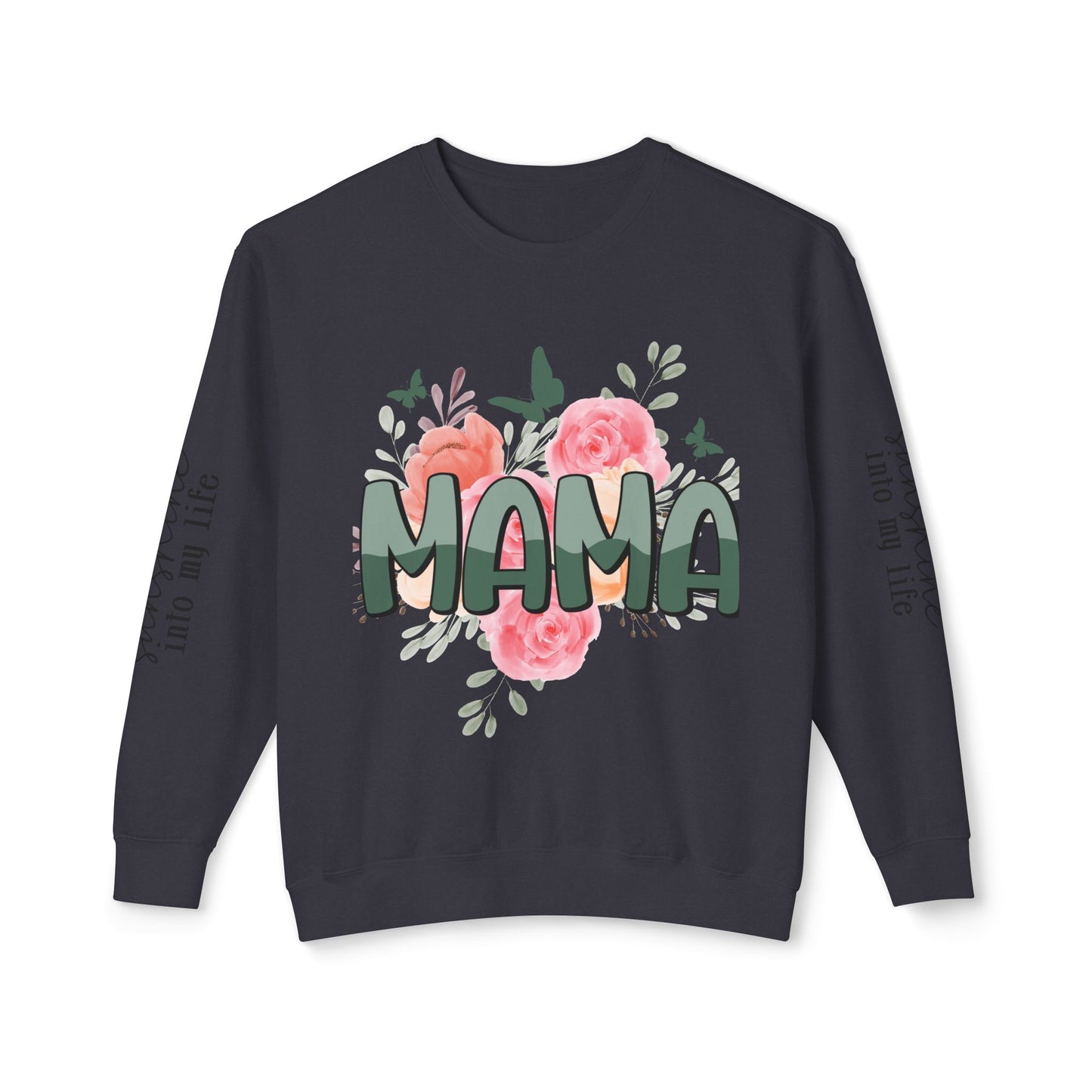 Wife Mom Boss Sweatshirt / Floral Mom Sweater / Mother’s Day Gift for Mom / Inspirational Pullover Hoodie / Stylish Mom Life Apparel