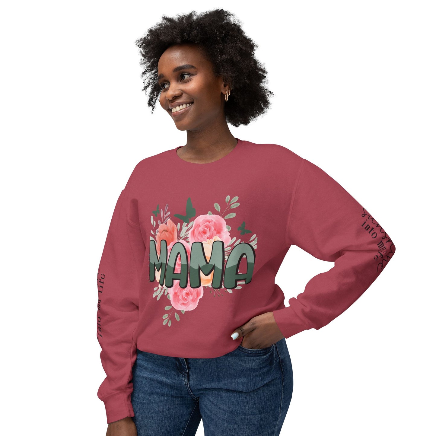 Wife Mom Boss Sweatshirt / Floral Mom Sweater / Mother’s Day Gift for Mom / Inspirational Pullover Hoodie / Stylish Mom Life Apparel