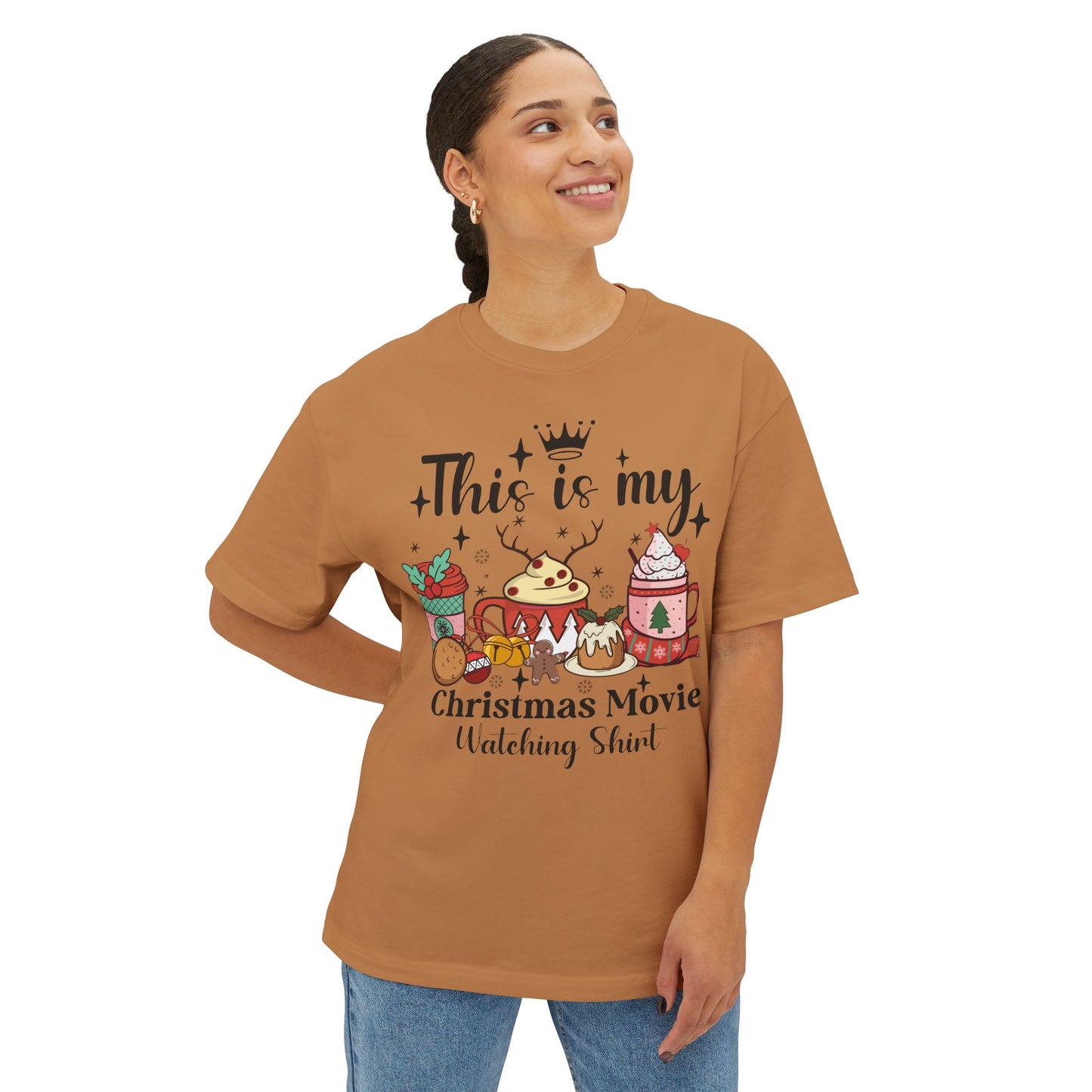 Christmas Movie Watching T-Shirt / Holiday Graphic Tee / Cozy Christmas Shirt for Women / Funny Holiday Movie Shirt Gift