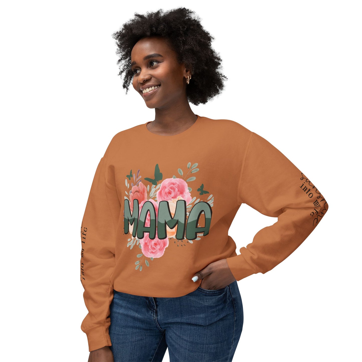 Wife Mom Boss Sweatshirt / Floral Mom Sweater / Mother’s Day Gift for Mom / Inspirational Pullover Hoodie / Stylish Mom Life Apparel