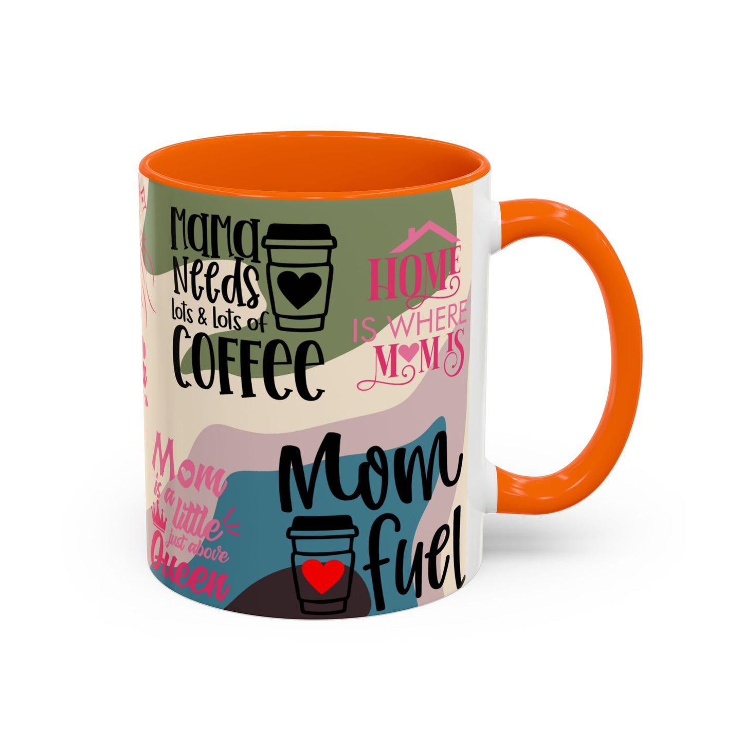 Mom Life Coffee Mug - Perfect Gift for Mother's Day, Mom Fuel Mug, Inspirational Quotes, Funny Gifts for Moms, Ceramic Coffee Mug