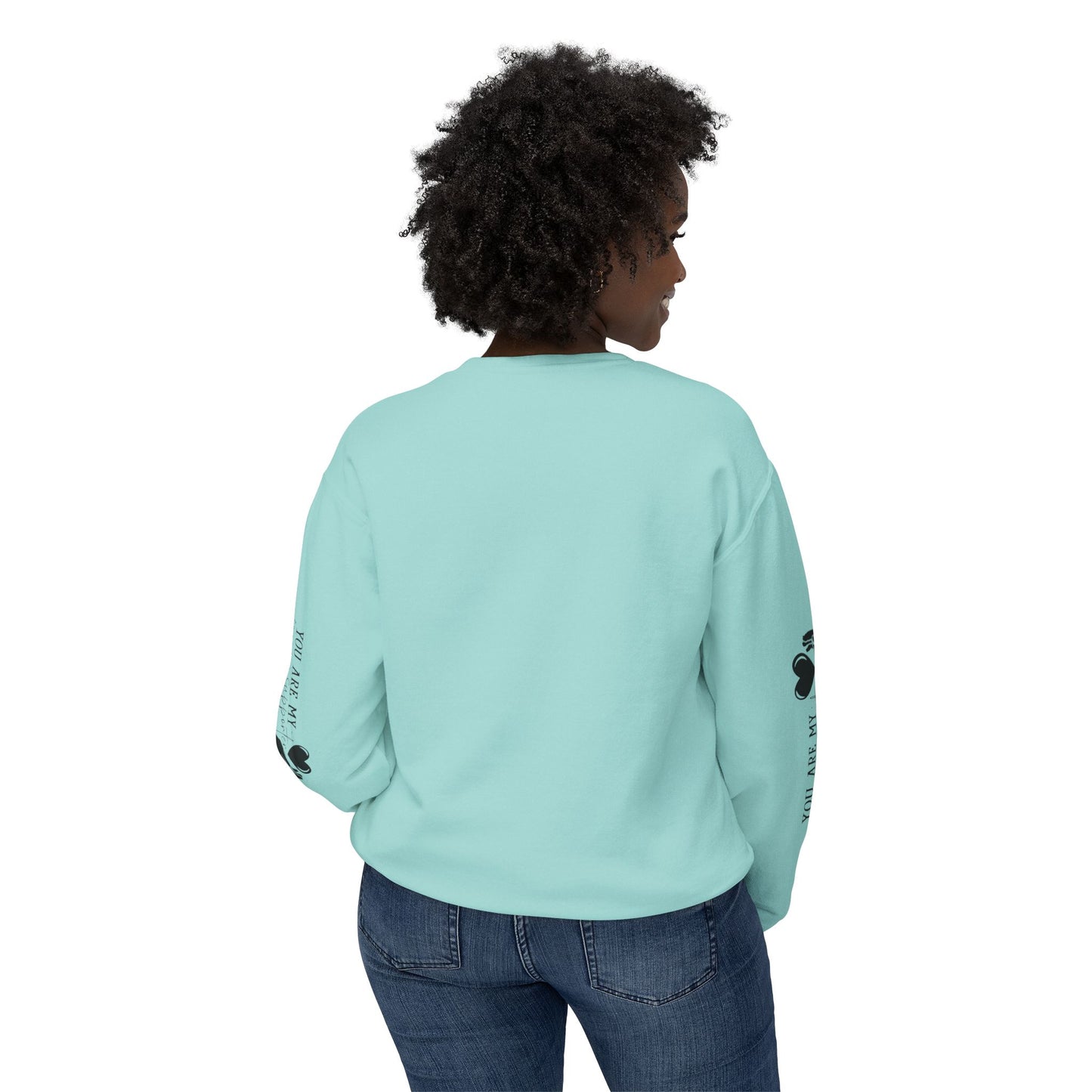 MAMA Sweatshirt / Floral & Animal Design on White