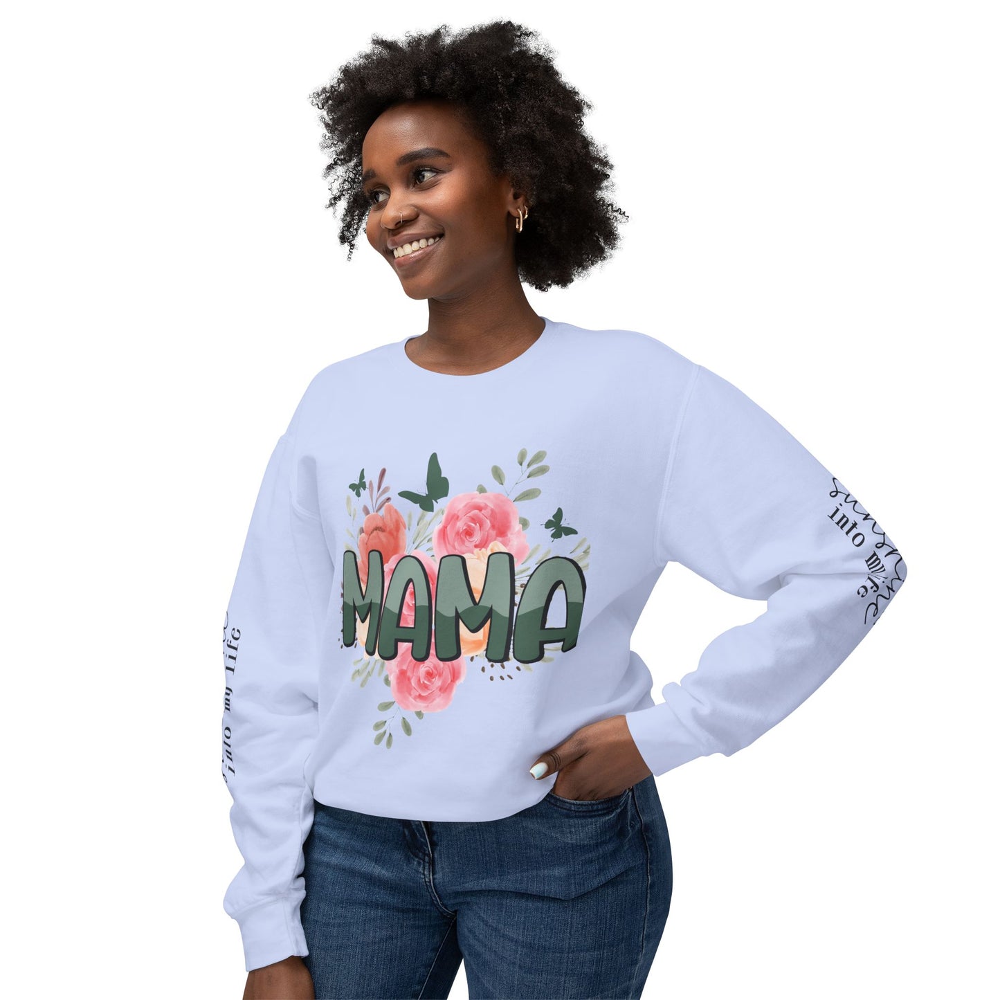 Wife Mom Boss Sweatshirt / Floral Mom Sweater / Mother’s Day Gift for Mom / Inspirational Pullover Hoodie / Stylish Mom Life Apparel