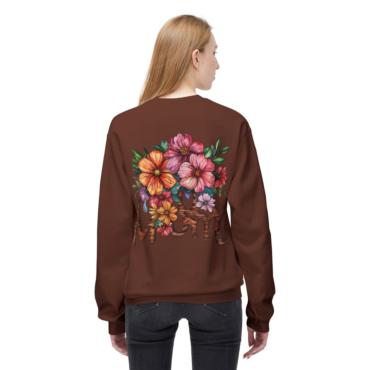 Wife Mom Boss Sweatshirt / Floral Mom Sweater / Mother’s Day Gift for Mom / Inspirational Pullover Hoodie / Stylish Mom Life Apparel