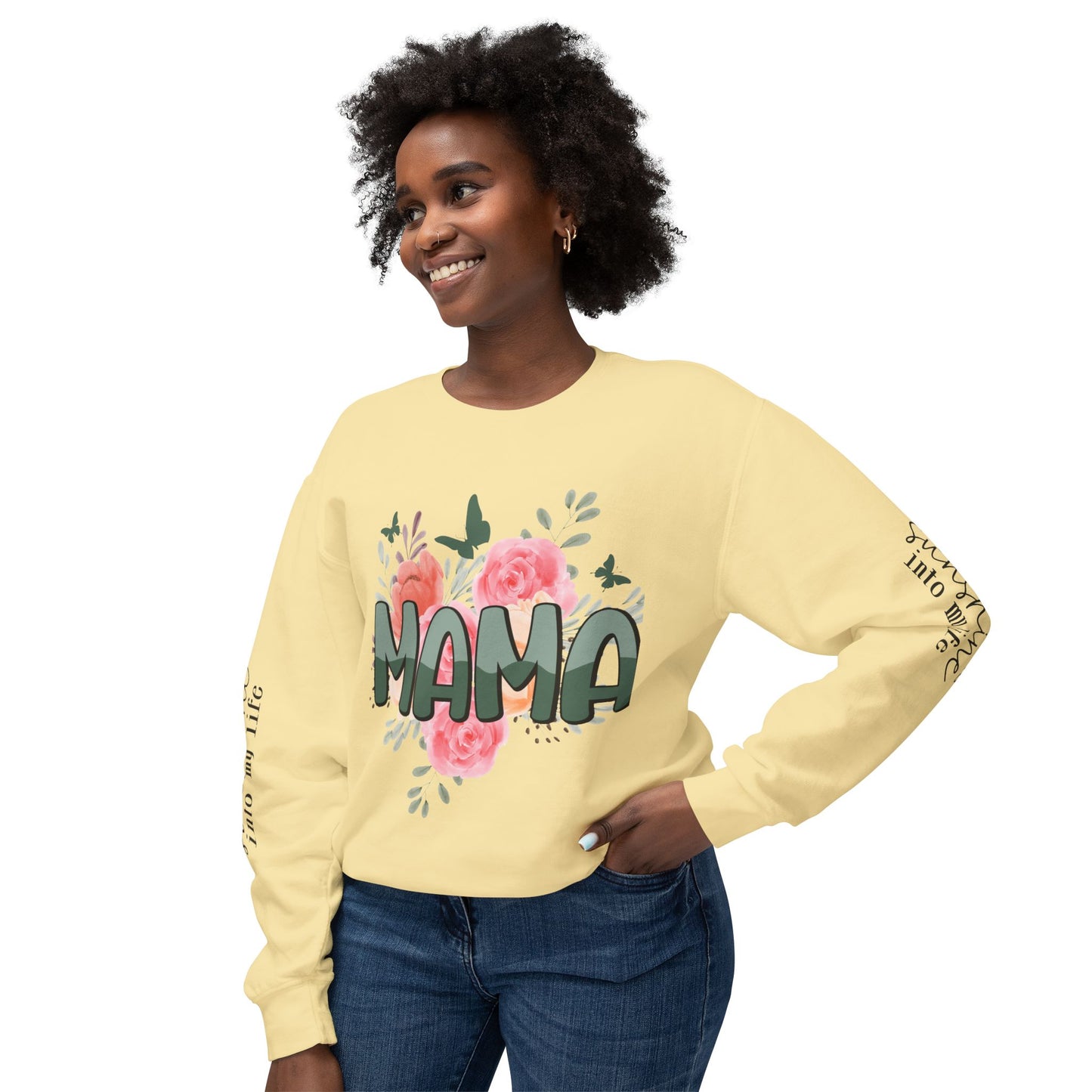Wife Mom Boss Sweatshirt / Floral Mom Sweater / Mother’s Day Gift for Mom / Inspirational Pullover Hoodie / Stylish Mom Life Apparel