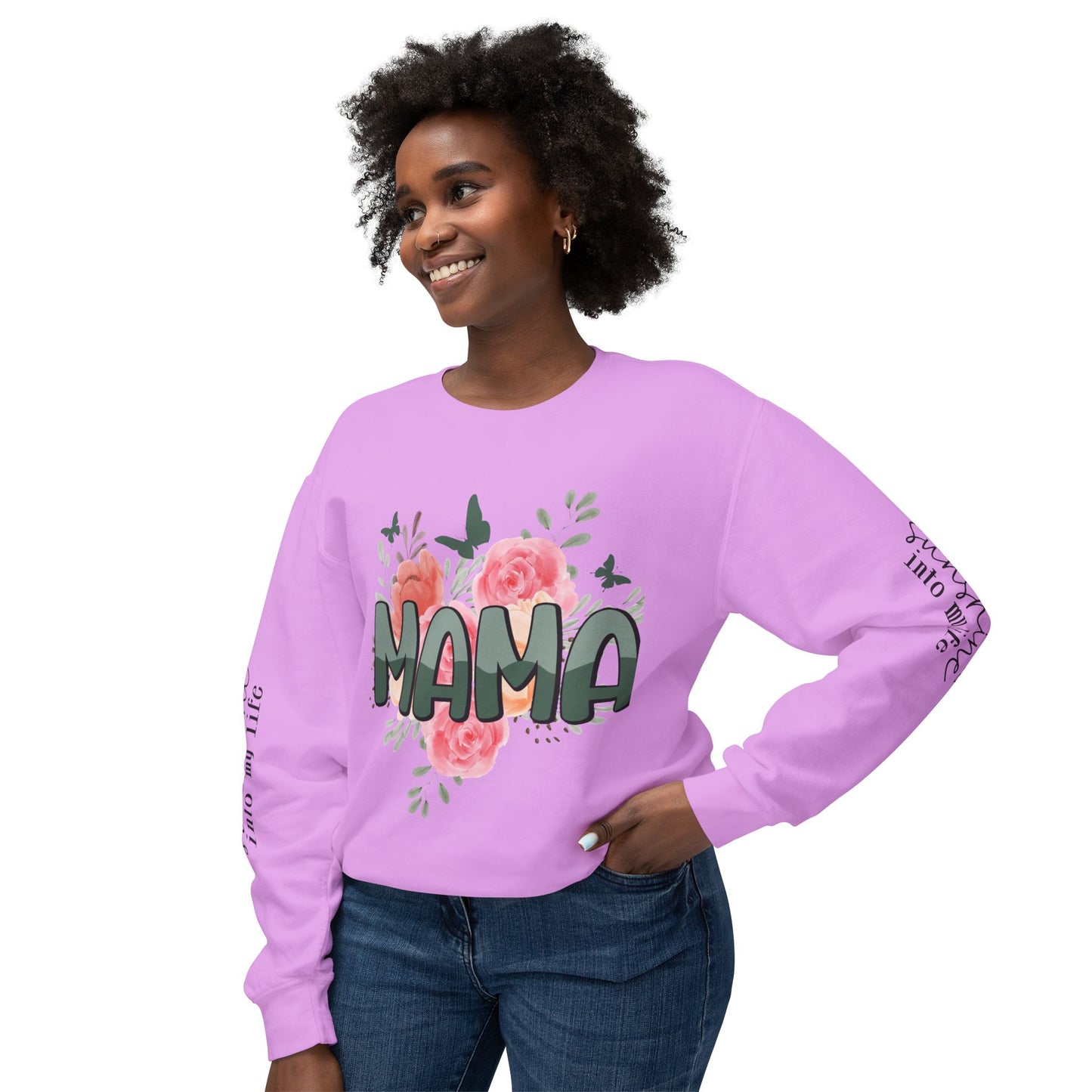 Wife Mom Boss Sweatshirt / Floral Mom Sweater / Mother’s Day Gift for Mom / Inspirational Pullover Hoodie / Stylish Mom Life Apparel
