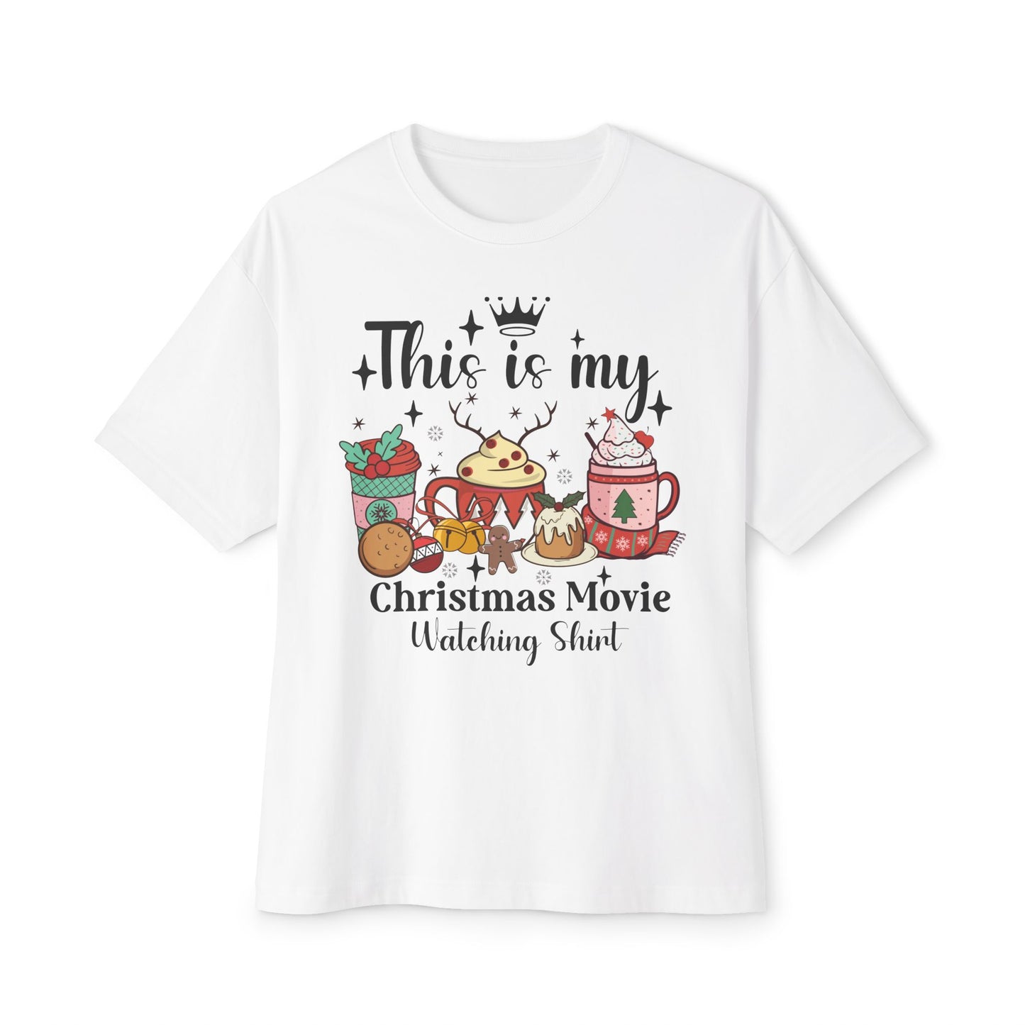 Christmas Movie Watching T-Shirt / Holiday Graphic Tee / Cozy Christmas Shirt for Women / Funny Holiday Movie Shirt Gift