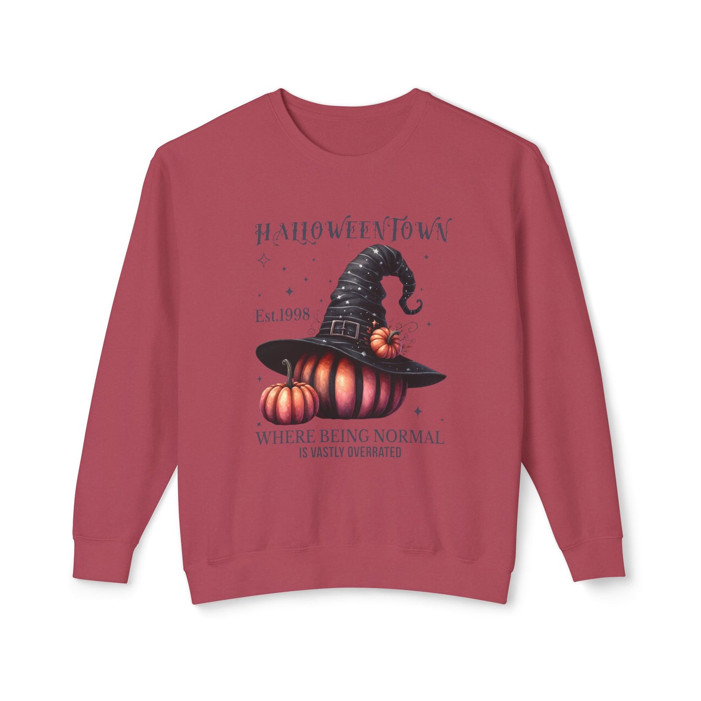 Unisex Lightweight Crewneck Sweatshirt / Casual Pullover / Soft Cotton Blend / Everyday Loungewear