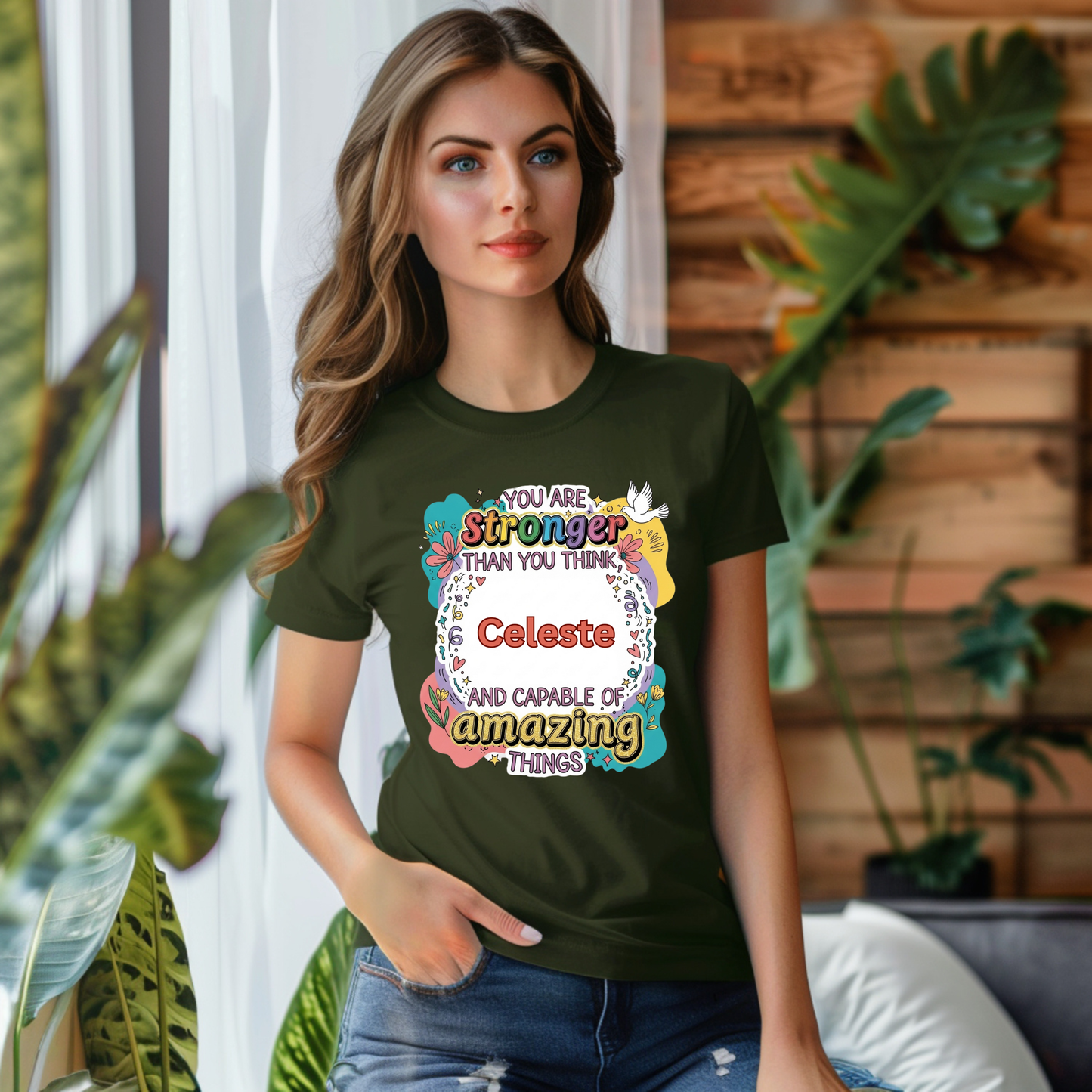 Inspirational Unisex Softstyle T-Shirt - 'You Are Stronger Than You Think'