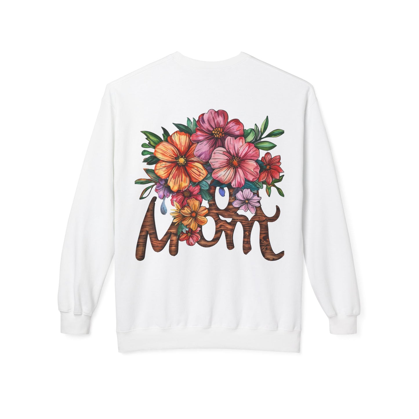Wife Mom Boss Sweatshirt / Floral Mom Sweater / Mother’s Day Gift for Mom / Inspirational Pullover Hoodie / Stylish Mom Life Apparel