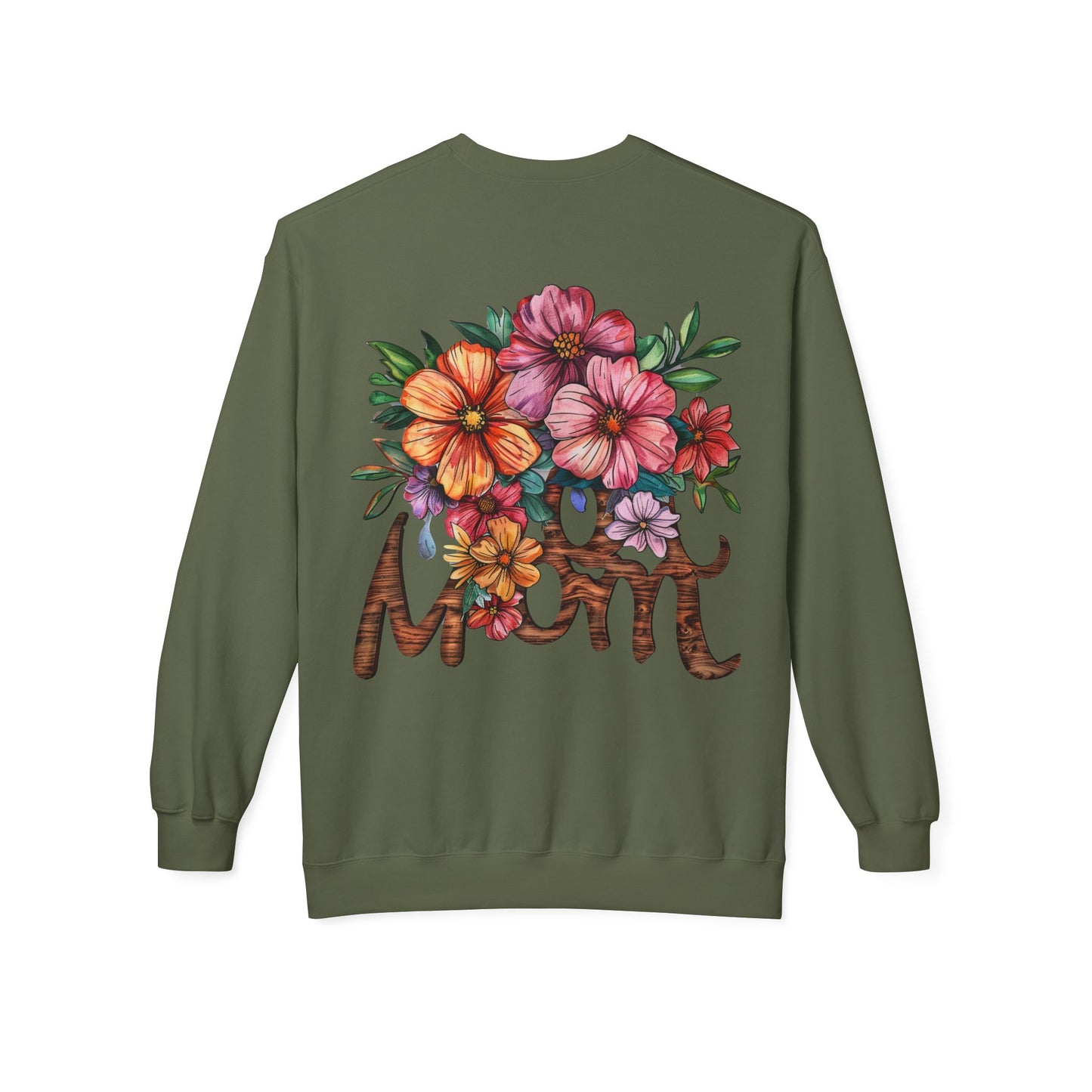 Wife Mom Boss Sweatshirt / Floral Mom Sweater / Mother’s Day Gift for Mom / Inspirational Pullover Hoodie / Stylish Mom Life Apparel