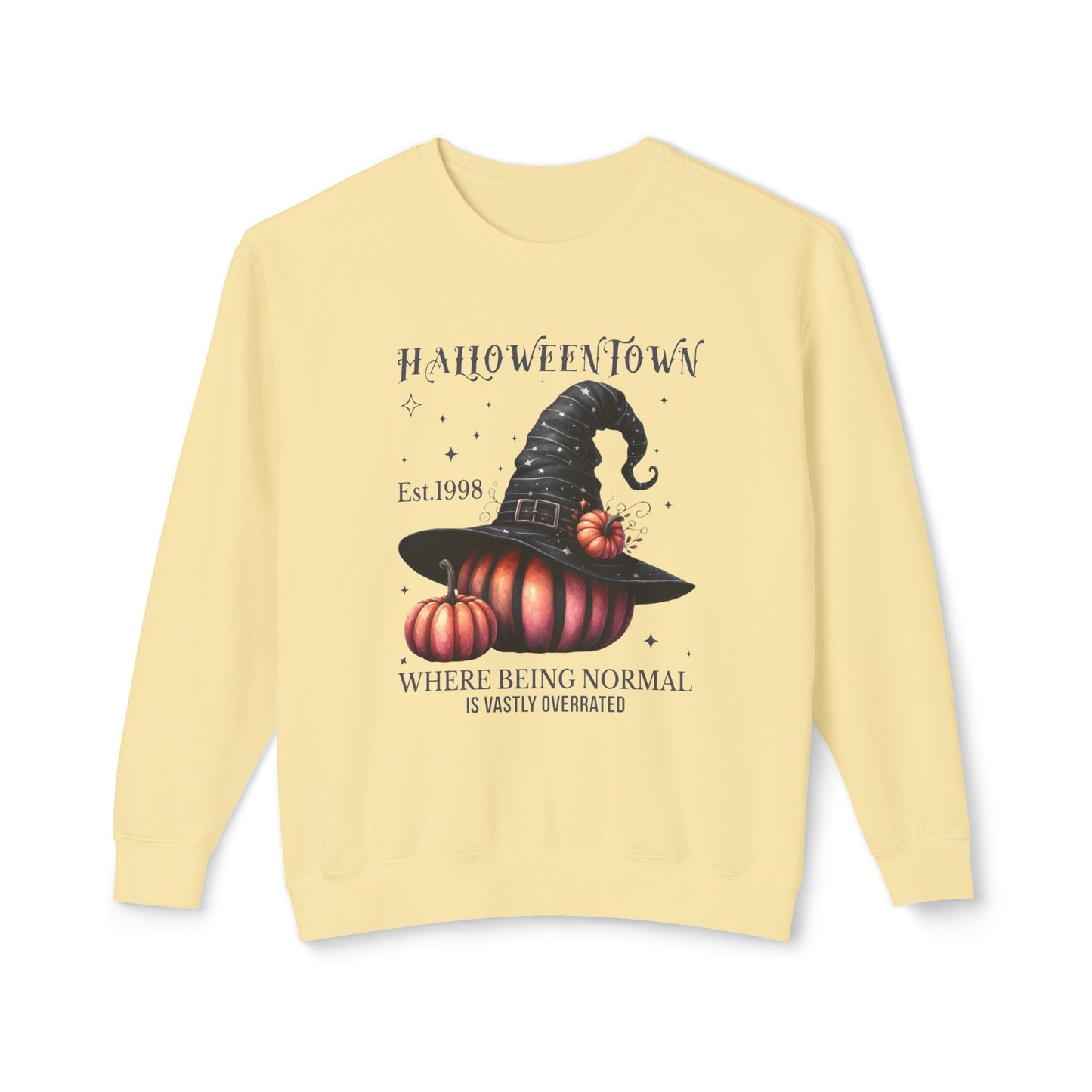 Unisex Lightweight Crewneck Sweatshirt / Casual Pullover / Soft Cotton Blend / Everyday Loungewear