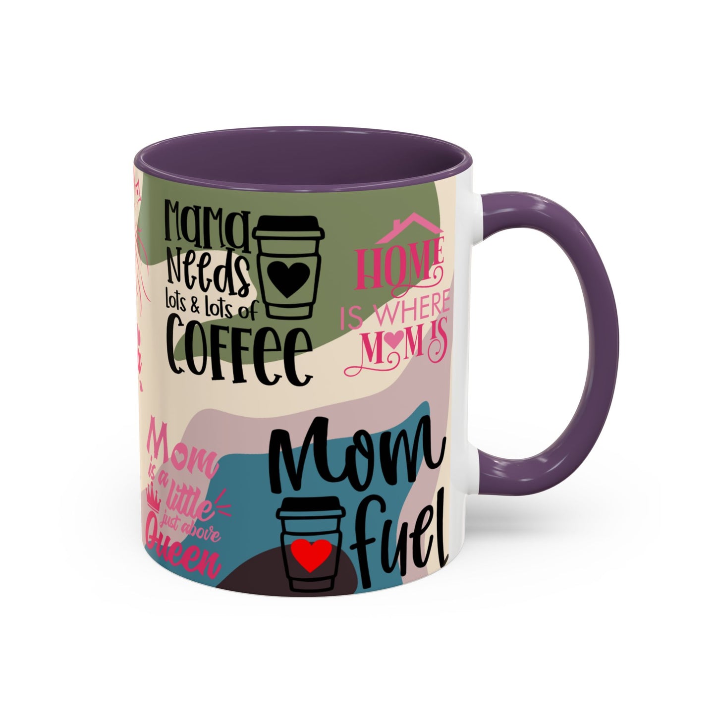 Mom Life Coffee Mug - Perfect Gift for Mother's Day, Mom Fuel Mug, Inspirational Quotes, Funny Gifts for Moms, Ceramic Coffee Mug