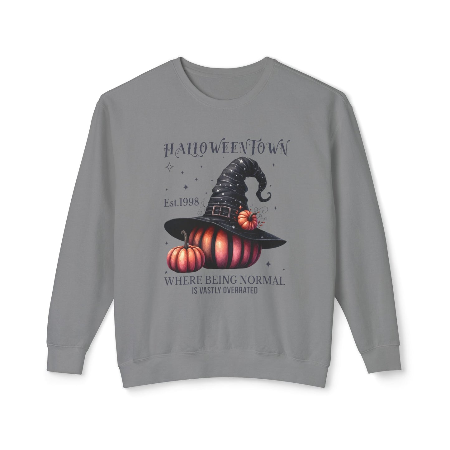 Unisex Lightweight Crewneck Sweatshirt / Casual Pullover / Soft Cotton Blend / Everyday Loungewear