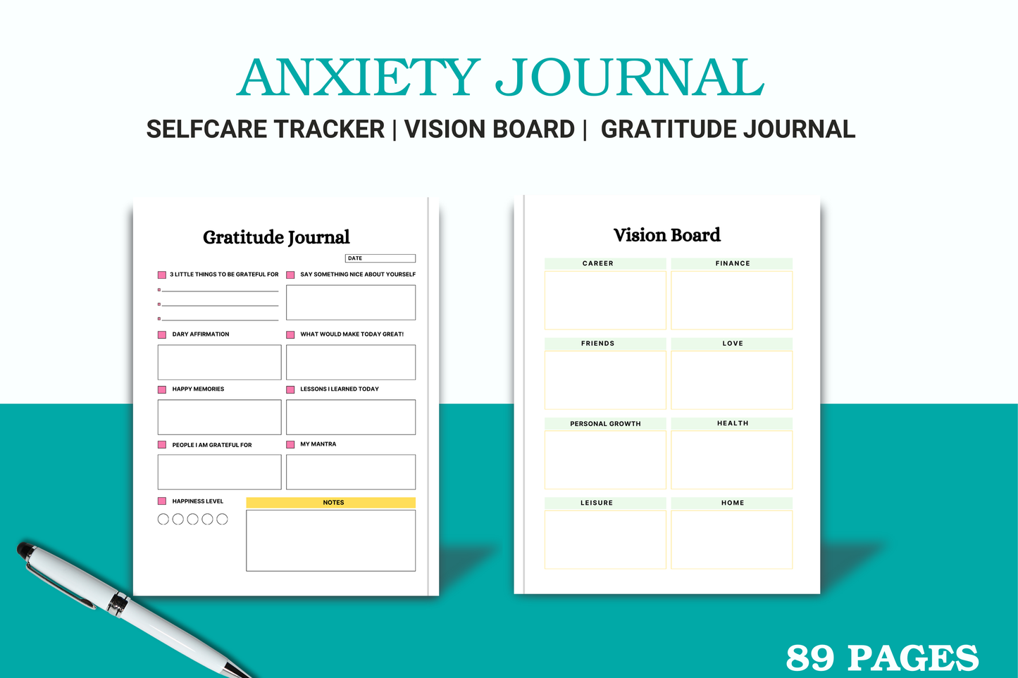 Anxiety Digital Planner