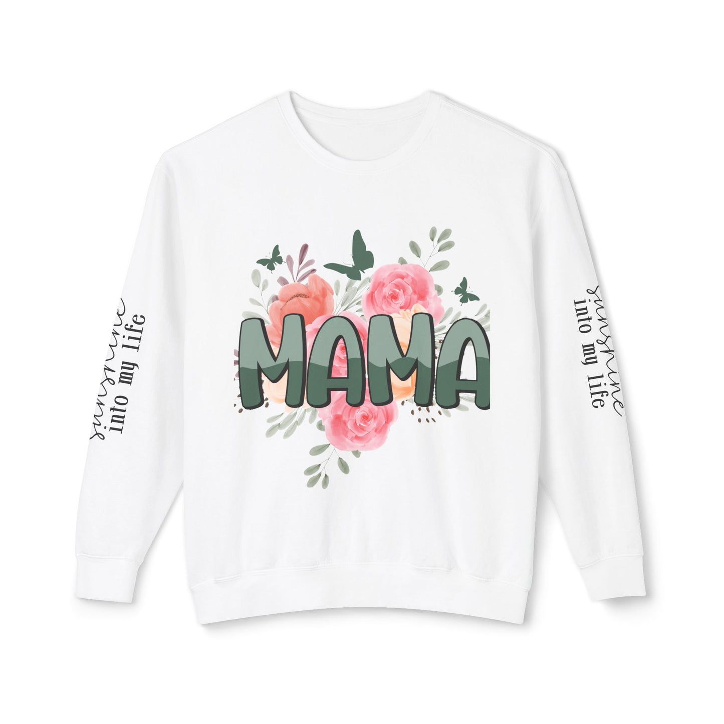Wife Mom Boss Sweatshirt / Floral Mom Sweater / Mother’s Day Gift for Mom / Inspirational Pullover Hoodie / Stylish Mom Life Apparel