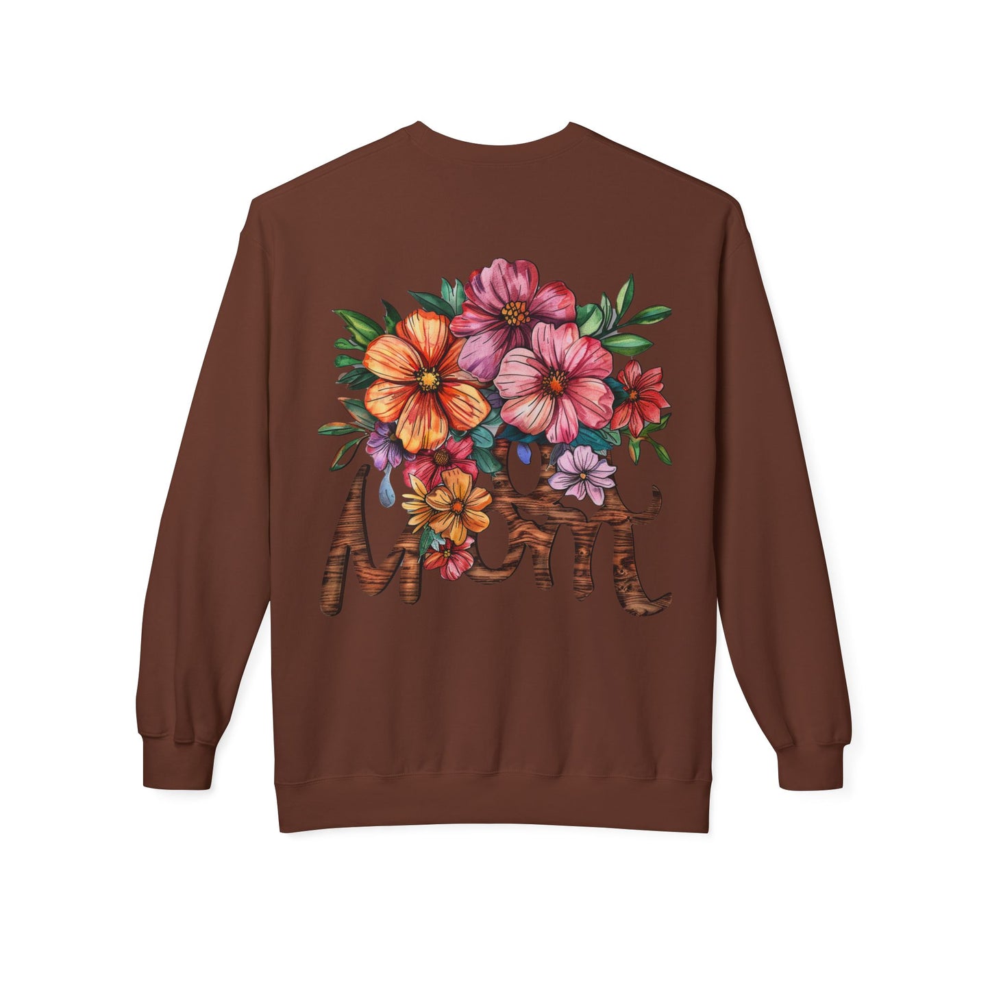 Wife Mom Boss Sweatshirt / Floral Mom Sweater / Mother’s Day Gift for Mom / Inspirational Pullover Hoodie / Stylish Mom Life Apparel