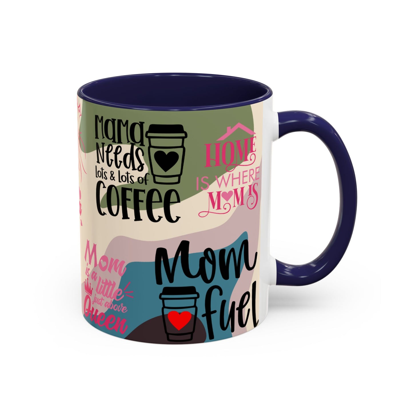 Mom Life Coffee Mug - Perfect Gift for Mother's Day, Mom Fuel Mug, Inspirational Quotes, Funny Gifts for Moms, Ceramic Coffee Mug