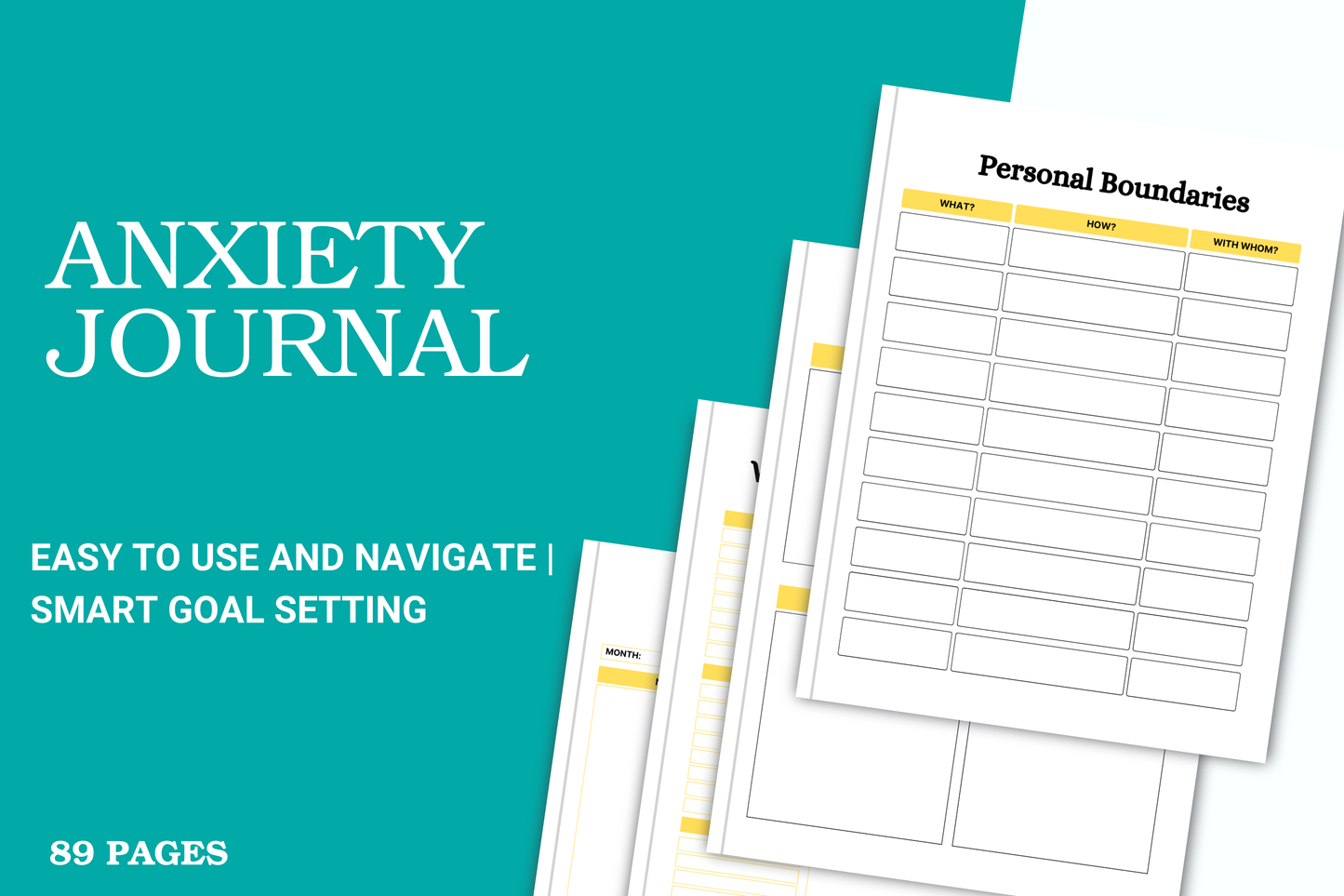 Anxiety Digital Planner