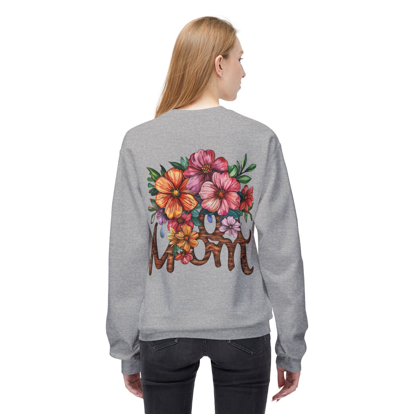 Wife Mom Boss Sweatshirt / Floral Mom Sweater / Mother’s Day Gift for Mom / Inspirational Pullover Hoodie / Stylish Mom Life Apparel