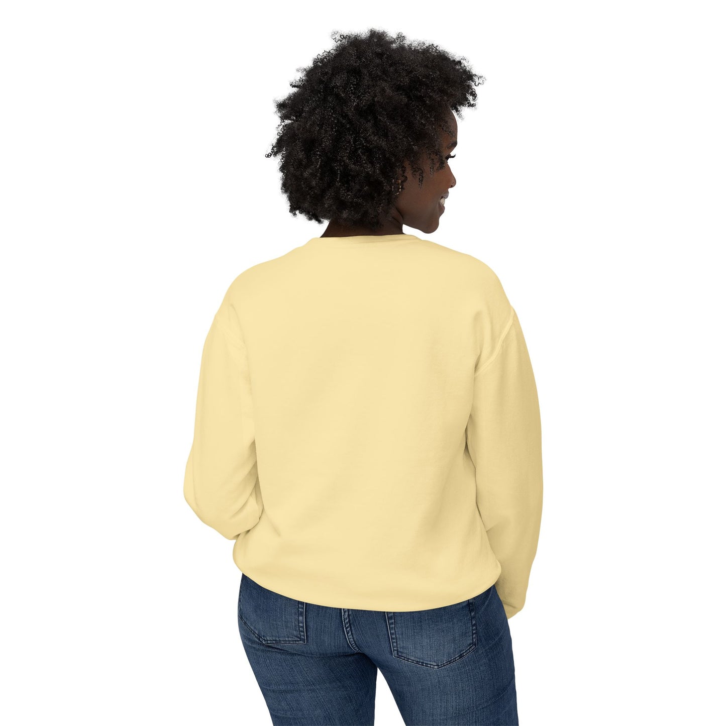 Unisex Lightweight Crewneck Sweatshirt / Casual Pullover / Soft Cotton Blend / Everyday Loungewear