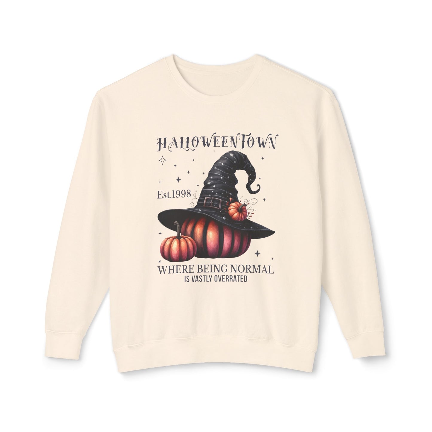 Unisex Lightweight Crewneck Sweatshirt / Casual Pullover / Soft Cotton Blend / Everyday Loungewear