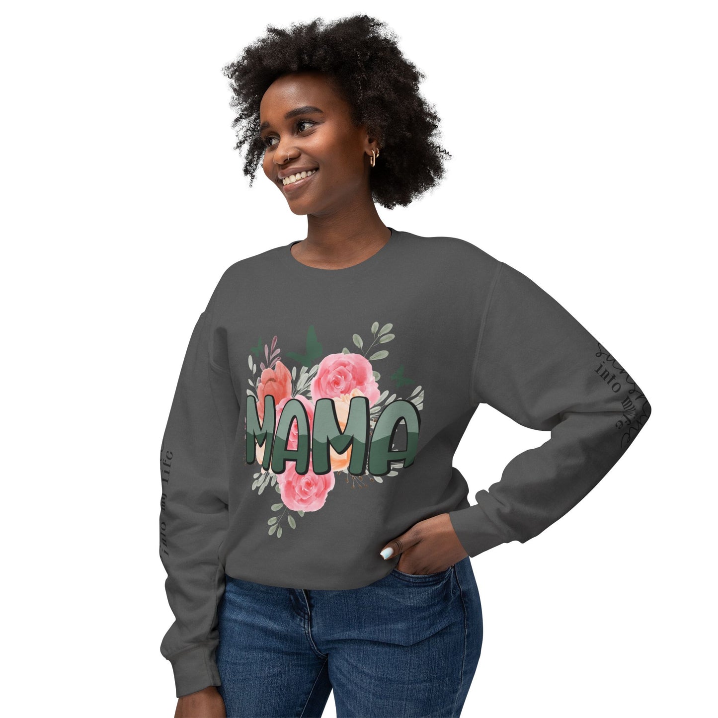 Wife Mom Boss Sweatshirt / Floral Mom Sweater / Mother’s Day Gift for Mom / Inspirational Pullover Hoodie / Stylish Mom Life Apparel