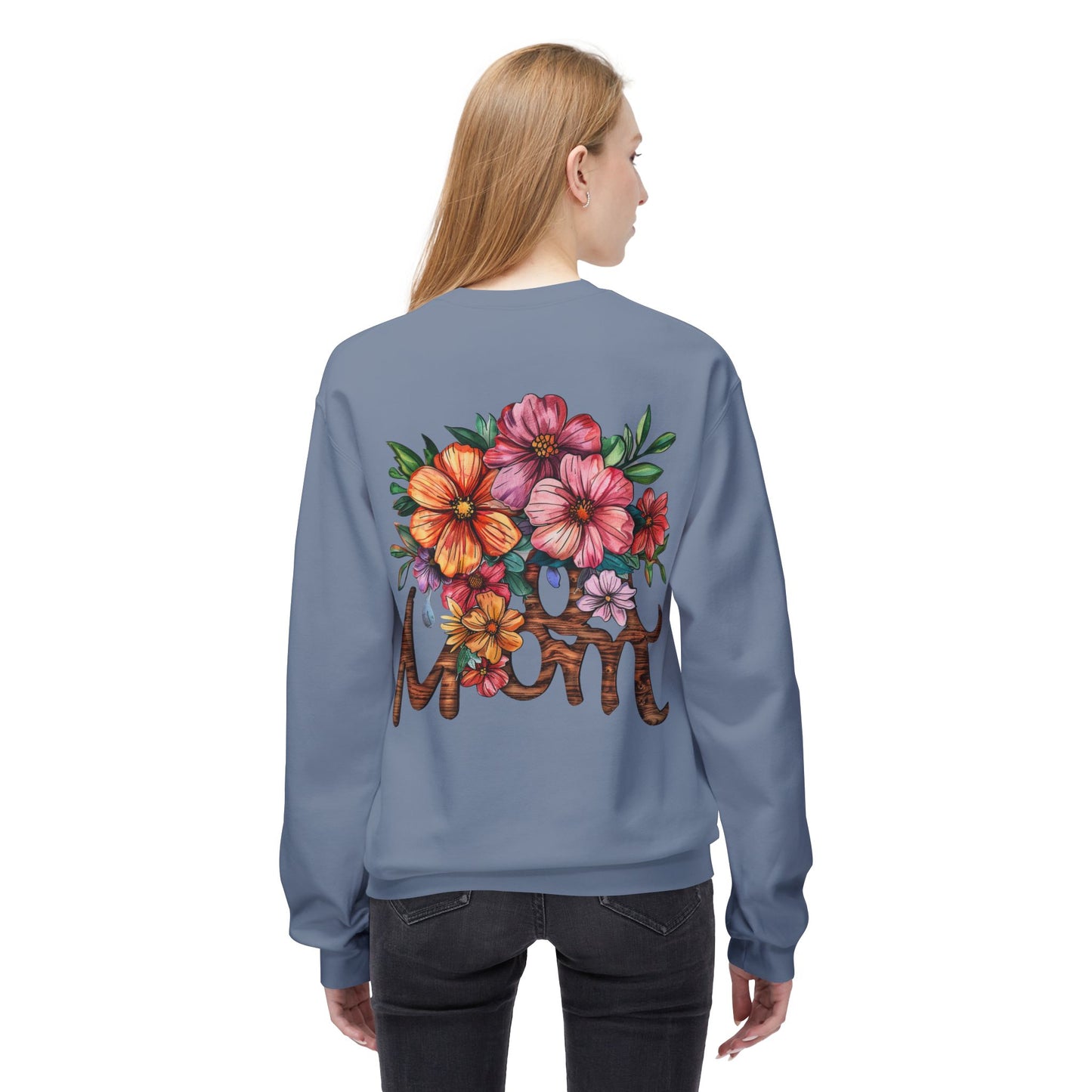 Wife Mom Boss Sweatshirt / Floral Mom Sweater / Mother’s Day Gift for Mom / Inspirational Pullover Hoodie / Stylish Mom Life Apparel