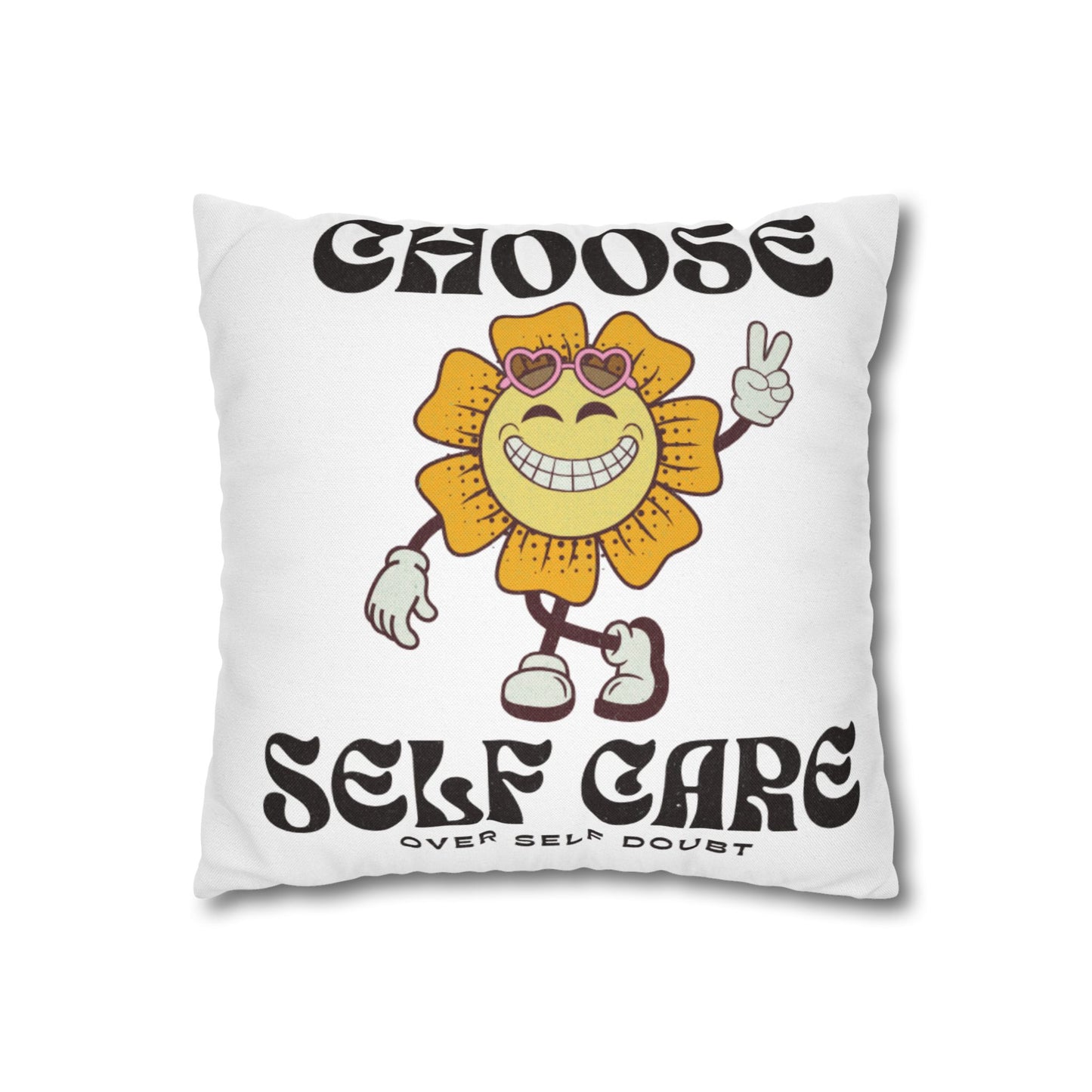 Spun Polyester Square Pillowcase