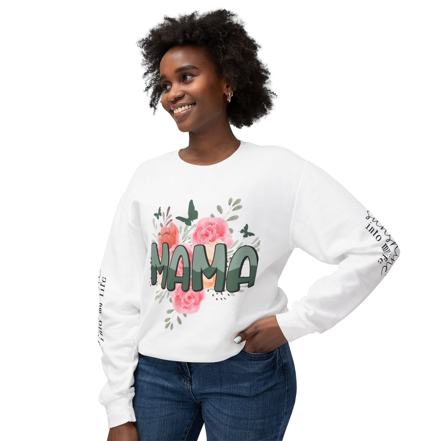 Wife Mom Boss Sweatshirt / Floral Mom Sweater / Mother’s Day Gift for Mom / Inspirational Pullover Hoodie / Stylish Mom Life Apparel