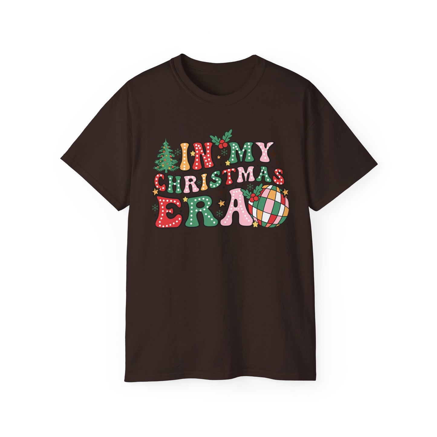 In My Christmas Era Shirt – Trendy Holiday Graphic Tee | Retro Christmas T-Shirt for Women & Men
