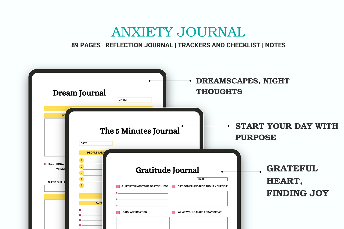 Anxiety Digital Planner