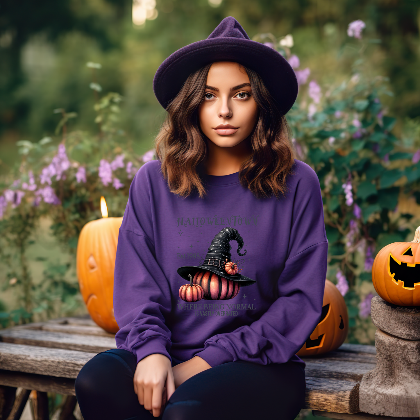 Unisex Lightweight Crewneck Sweatshirt / Casual Pullover / Soft Cotton Blend / Everyday Loungewear