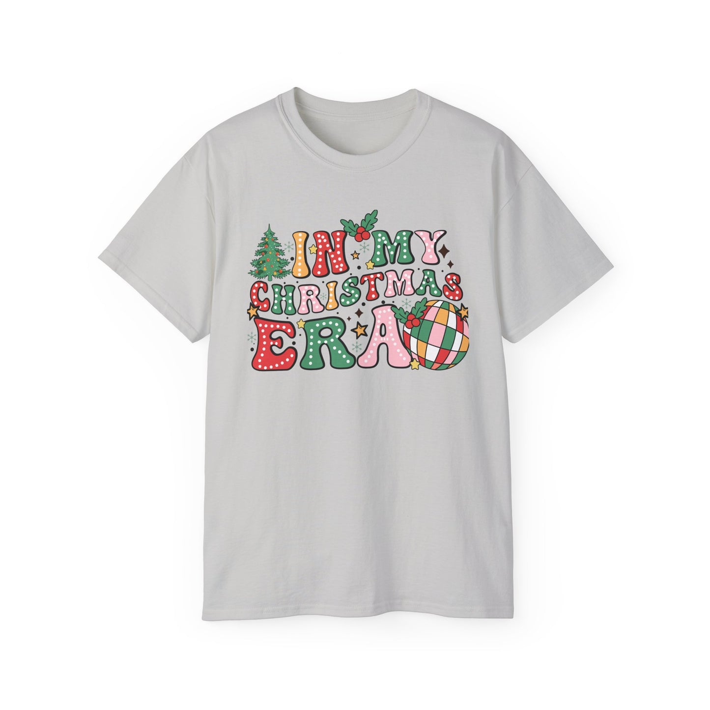 In My Christmas Era Shirt – Trendy Holiday Graphic Tee | Retro Christmas T-Shirt for Women & Men