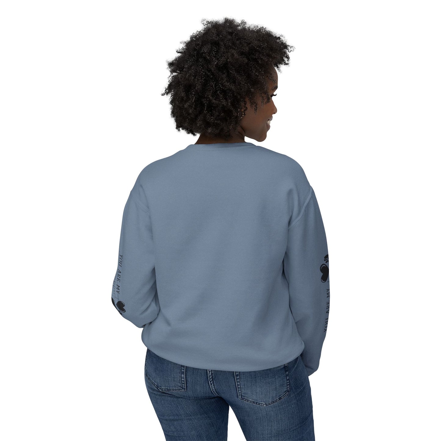 MAMA Sweatshirt / Floral & Animal Design on White