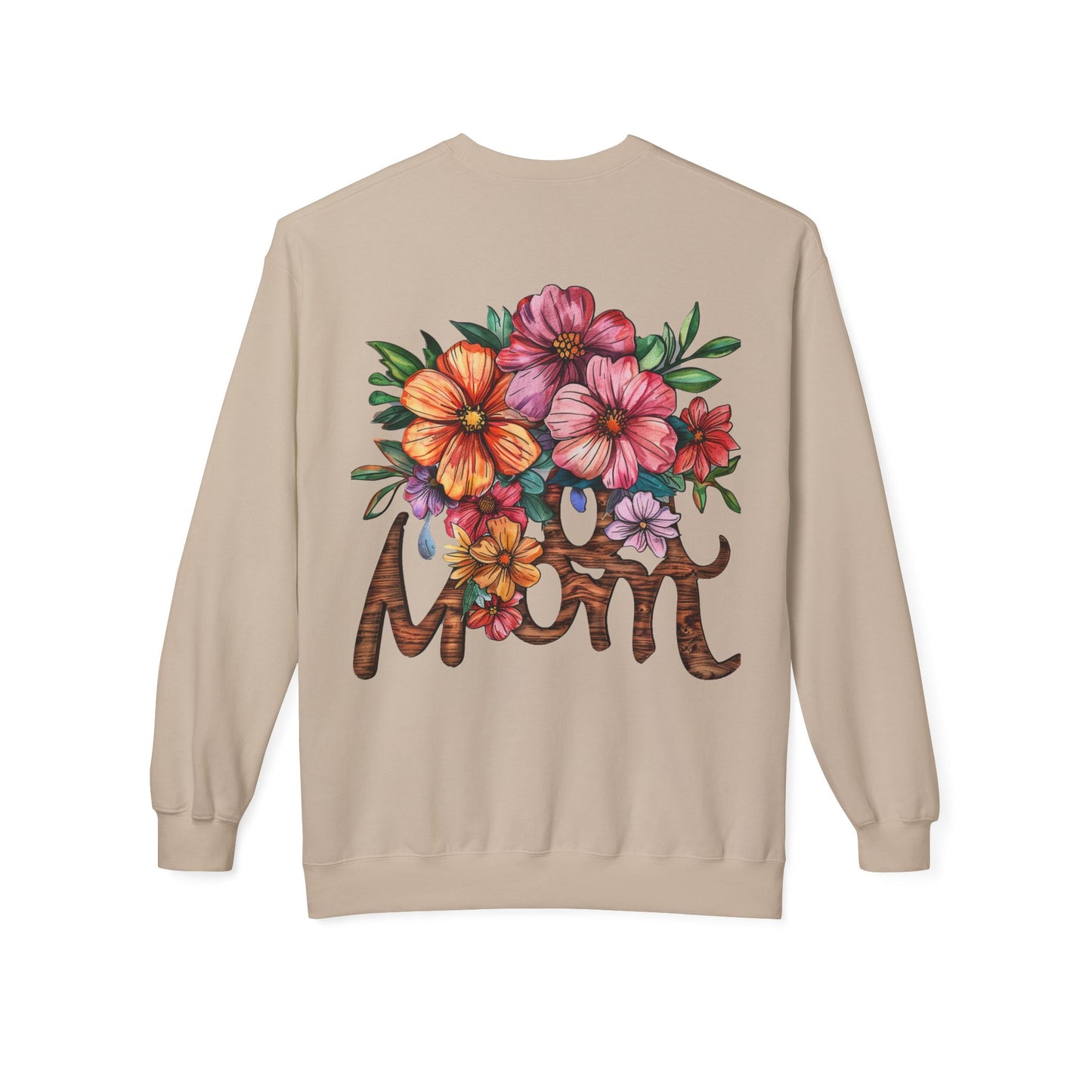 Wife Mom Boss Sweatshirt / Floral Mom Sweater / Mother’s Day Gift for Mom / Inspirational Pullover Hoodie / Stylish Mom Life Apparel