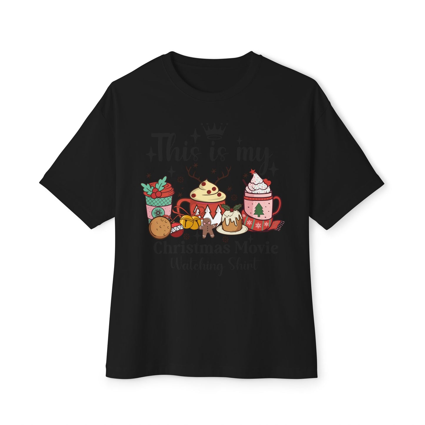 Christmas Movie Watching T-Shirt / Holiday Graphic Tee / Cozy Christmas Shirt for Women / Funny Holiday Movie Shirt Gift